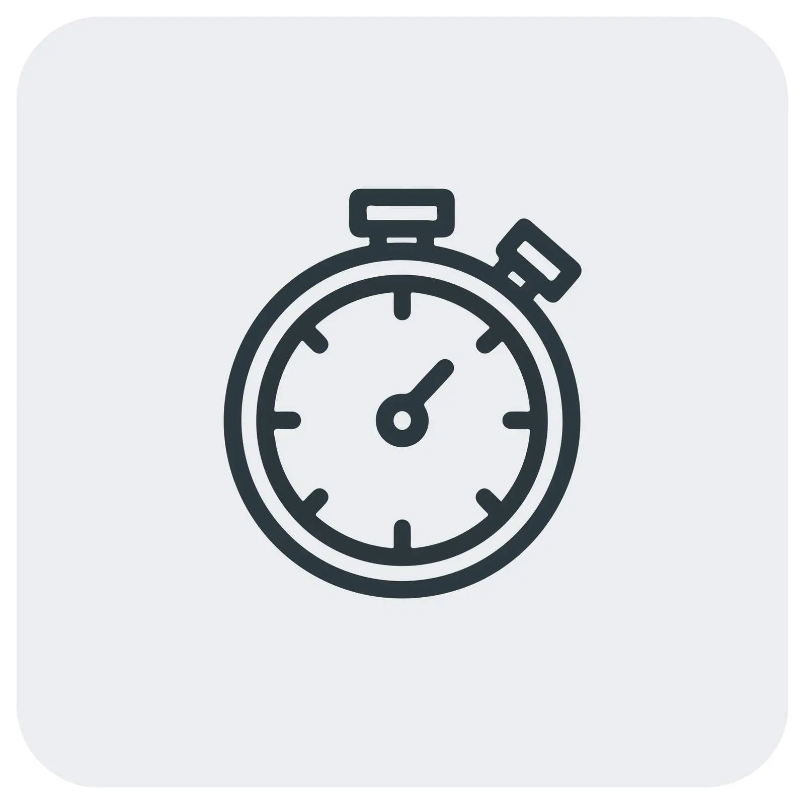 Stopwatch Icon for Time Tracking — free download from Dotvec
