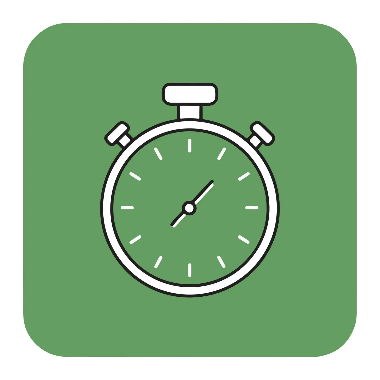 Stopwatch Icon for Timekeeping — free download from Dotvec