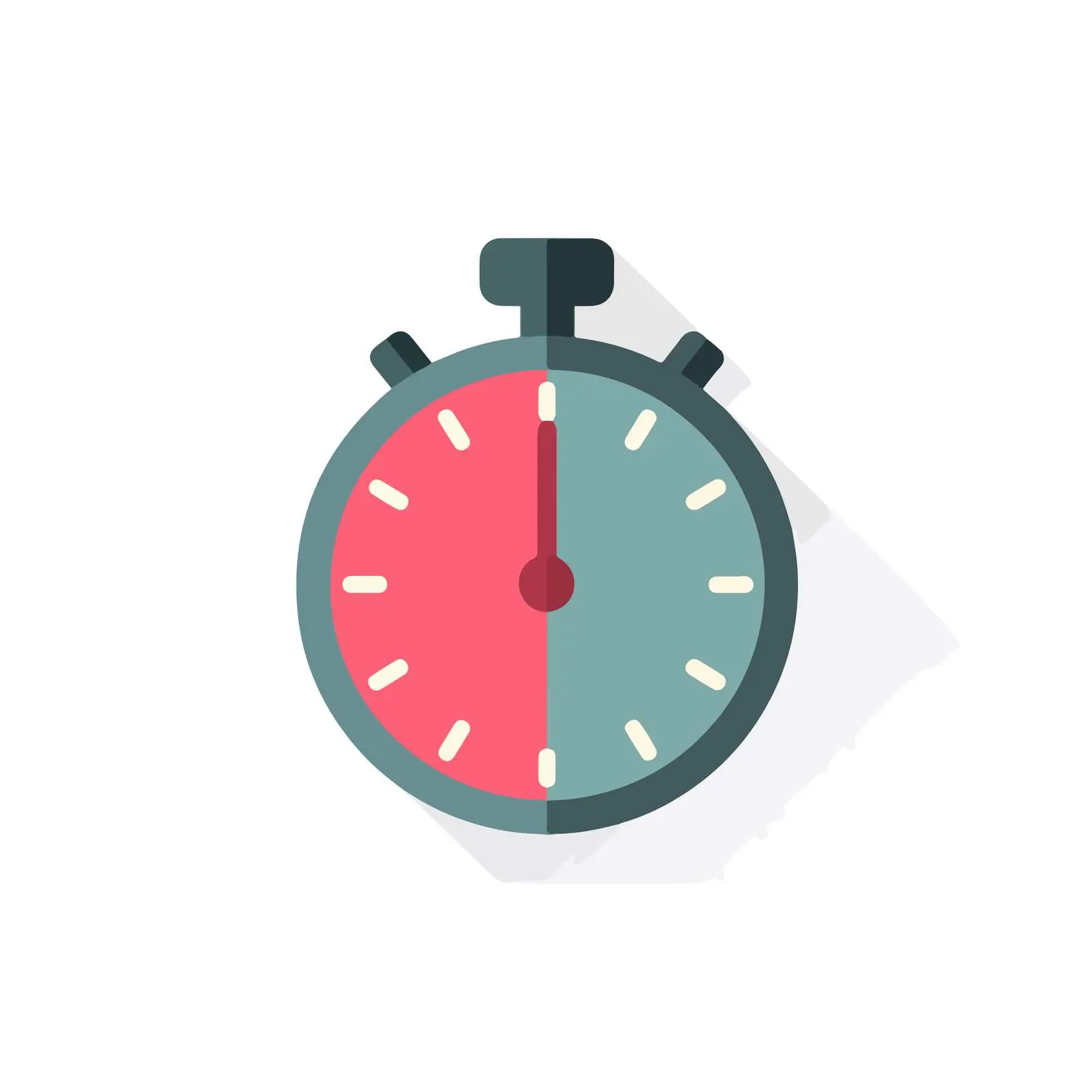 Geometric Stopwatch Icon — free download from Dotvec