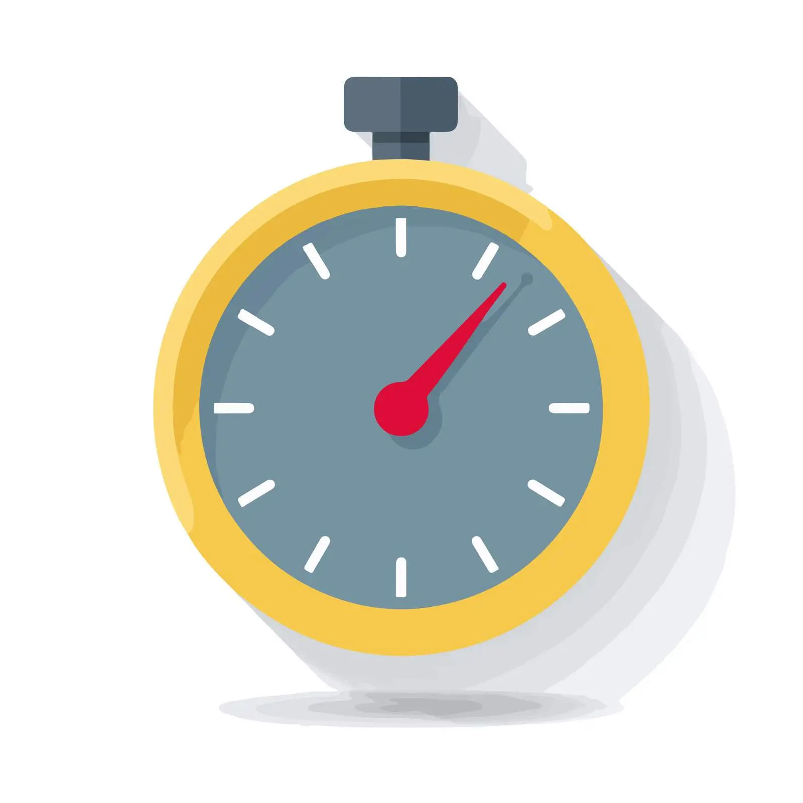 Stopwatch Flat Two-Color Icon — free download from Dotvec