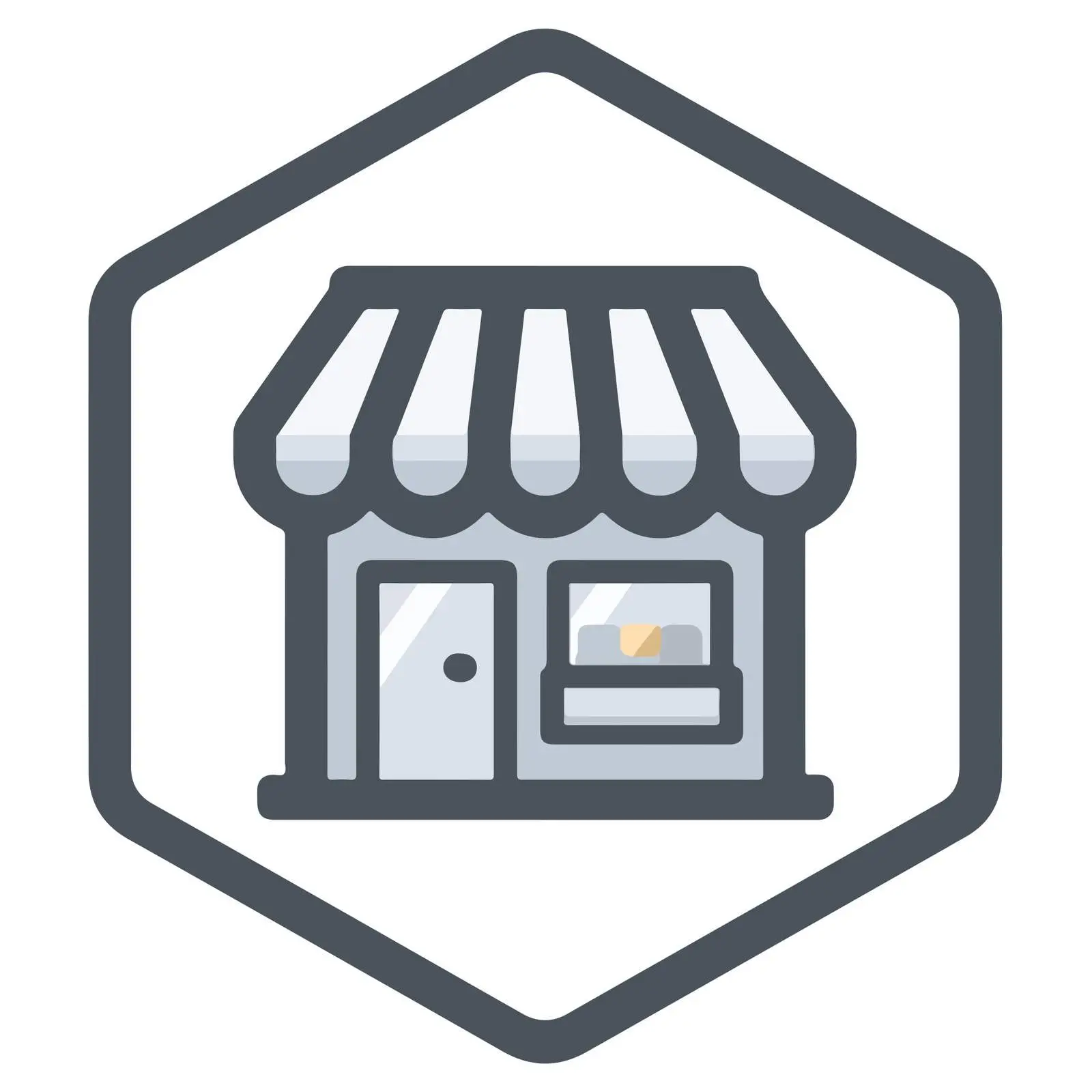 Minimalist Storefront Icon — free download from Dotvec