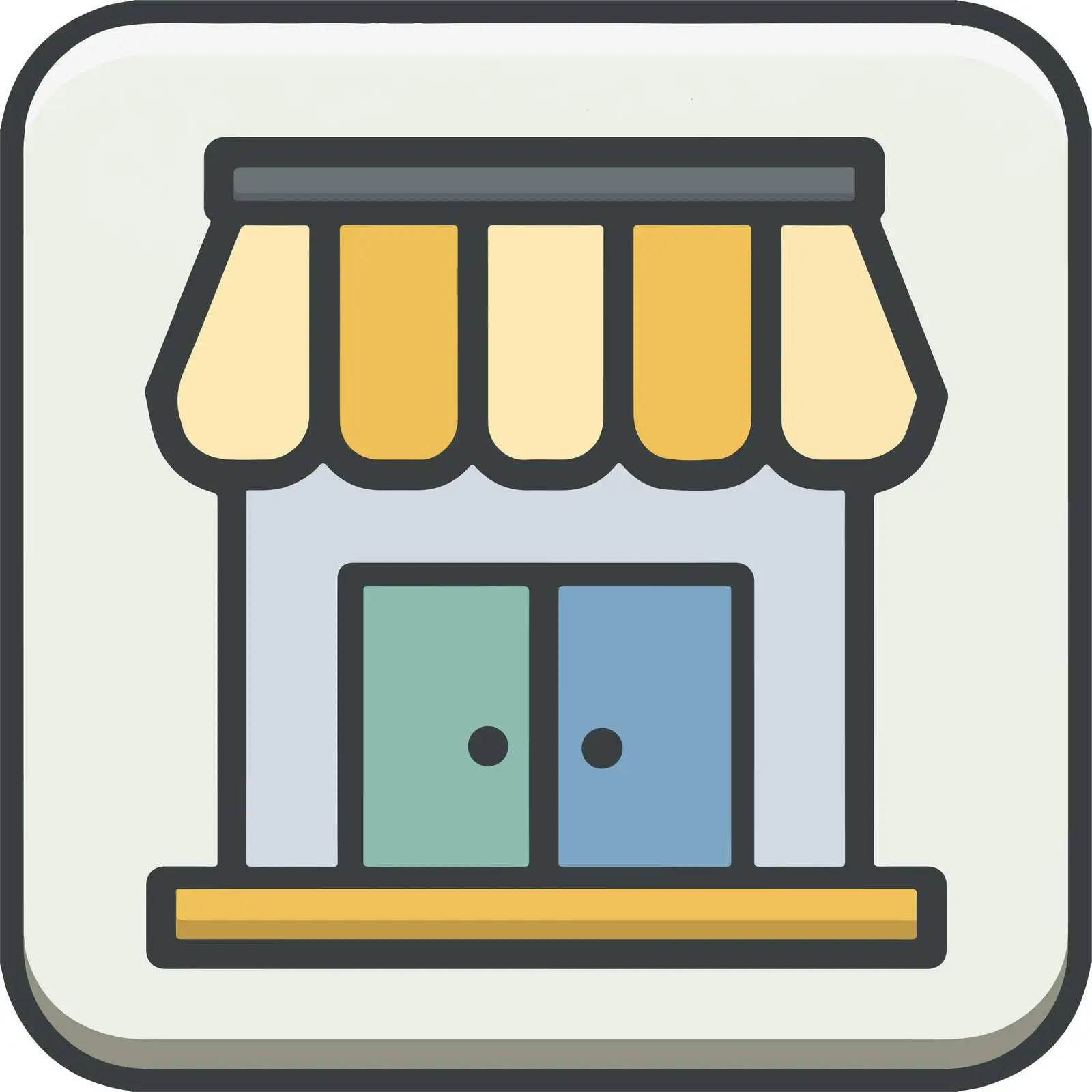 Storefront Pictogram Icon — free download from Dotvec