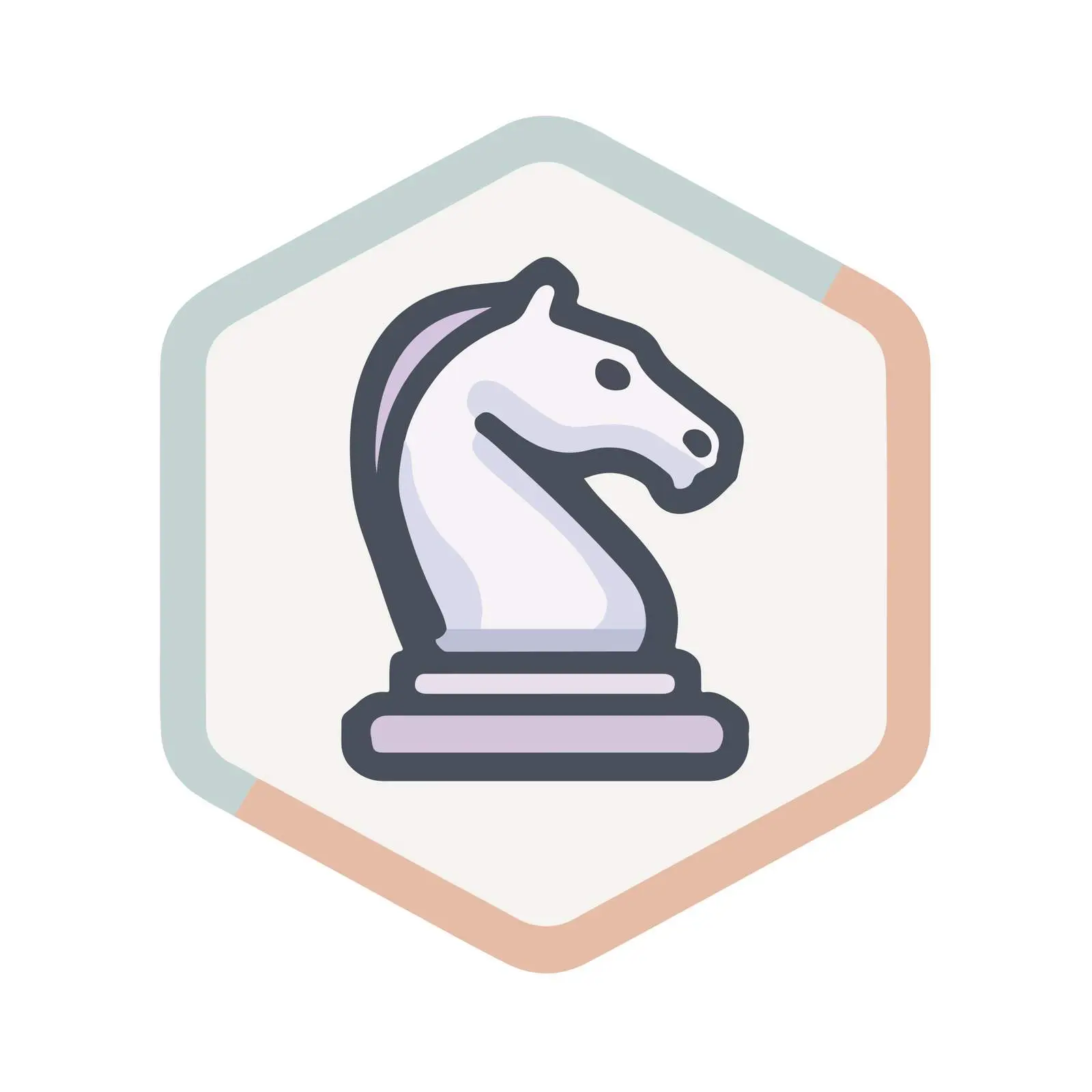 Chess Knight Strategy Icon — free download from Dotvec