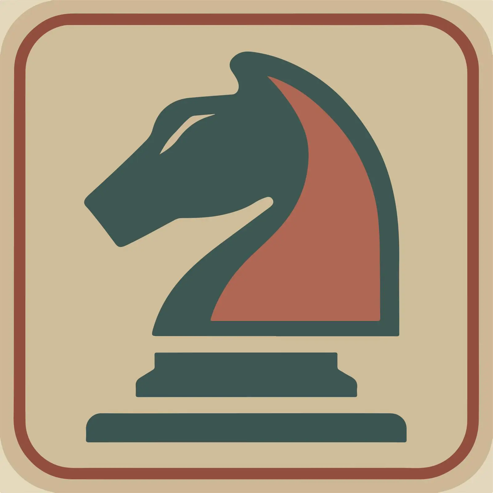 Chess Knight Strategy Icon — free download from Dotvec