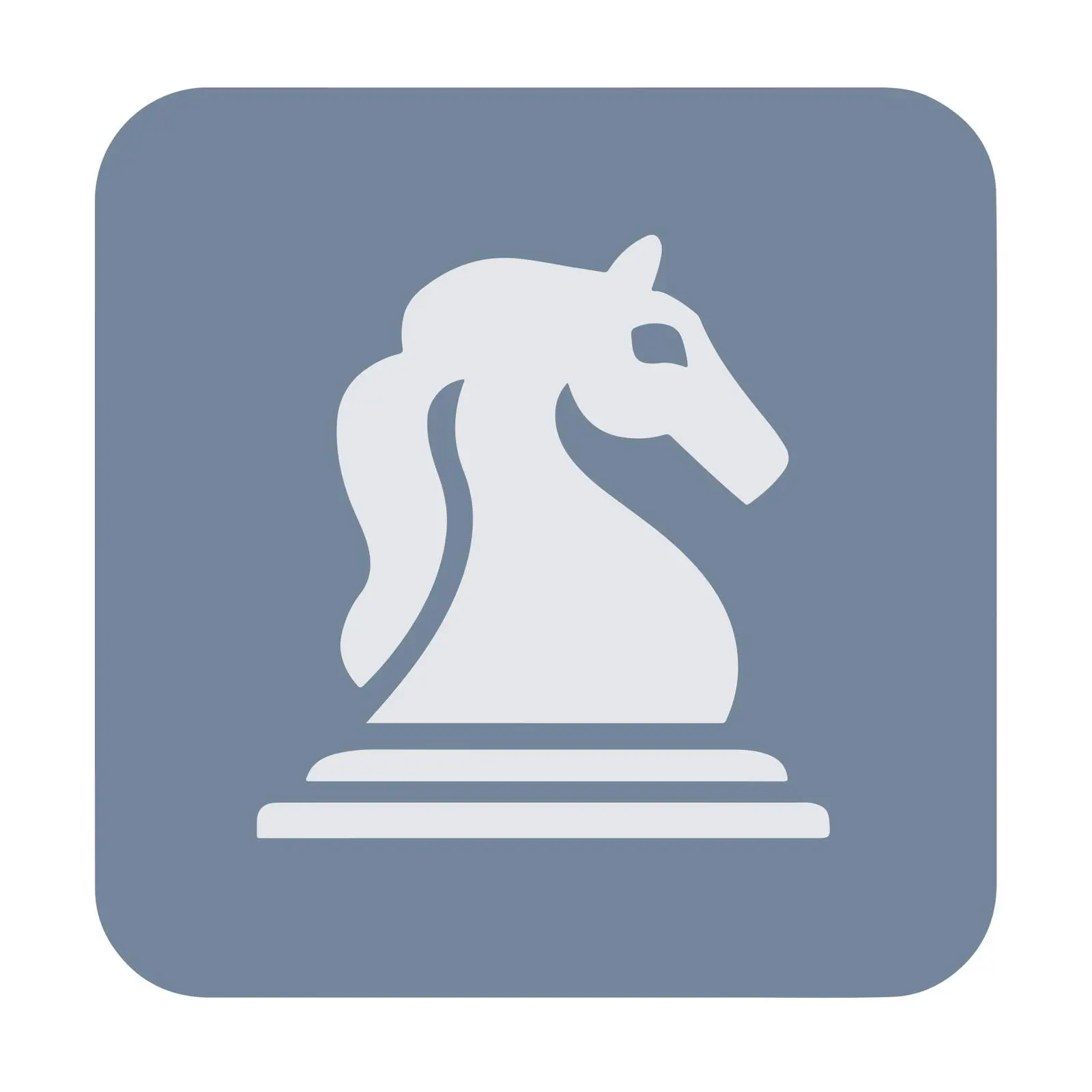 Chess Knight Strategy Icon — free download from Dotvec
