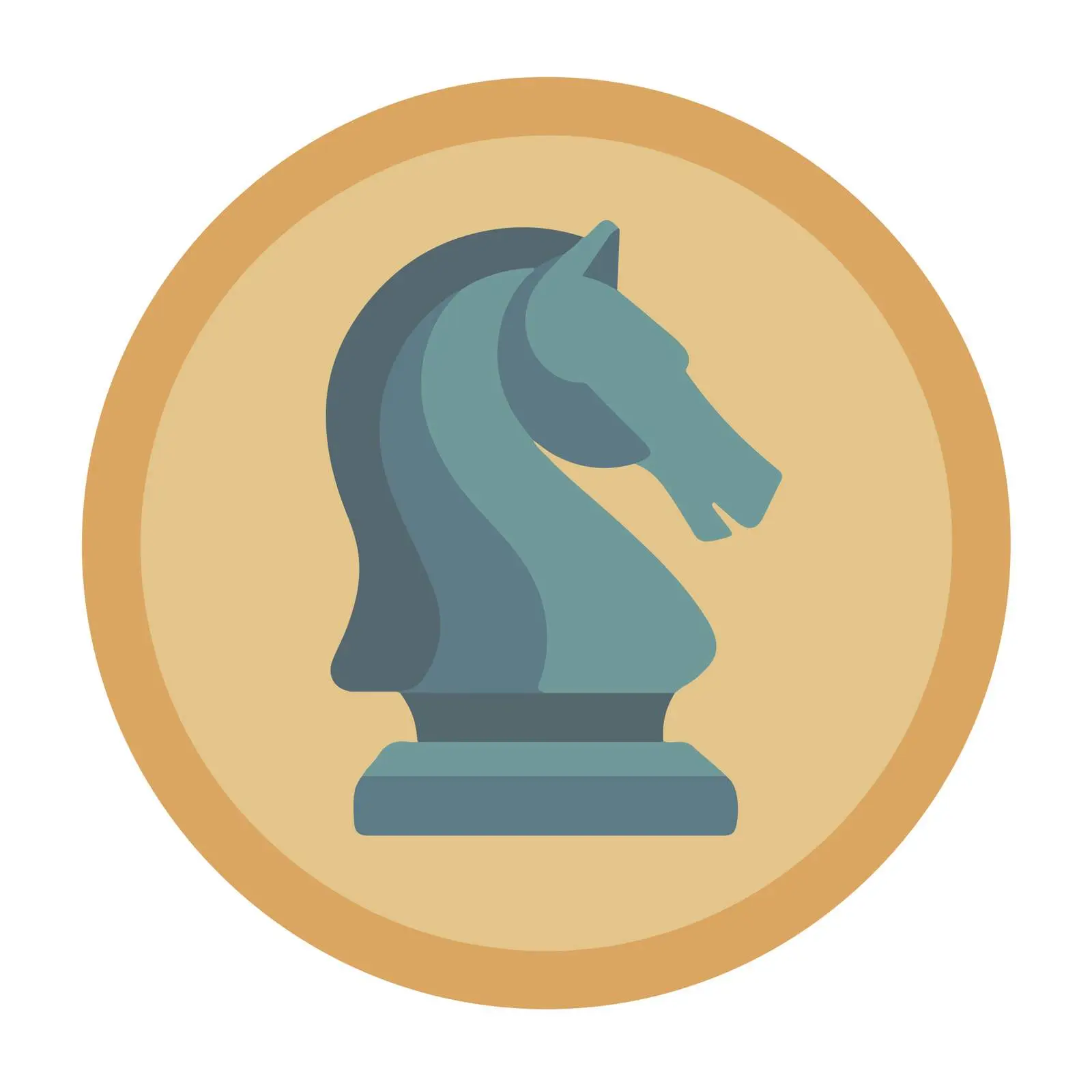 Chess Knight Strategy Icon — free download from Dotvec
