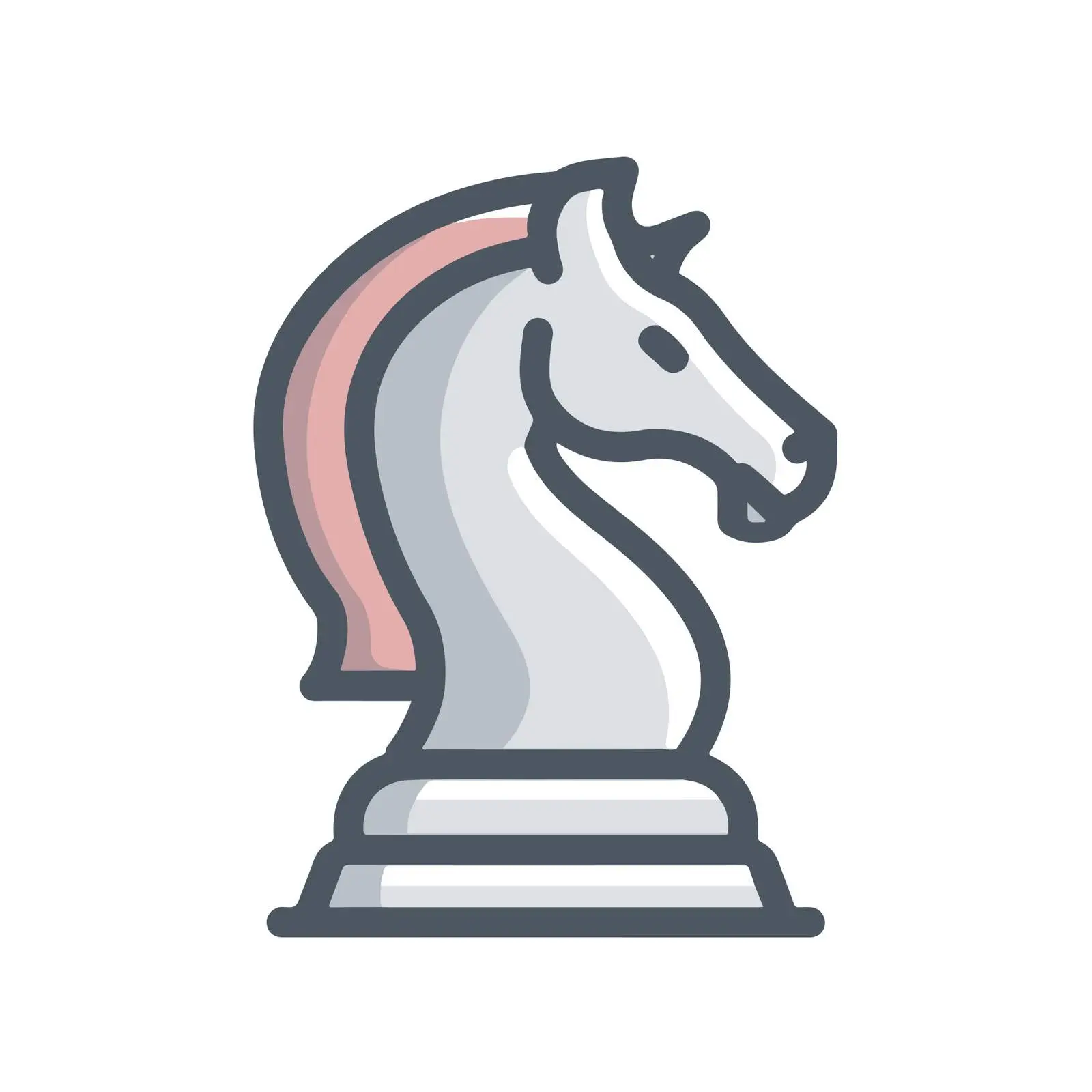 Chess Knight Strategy Icon — free download from Dotvec