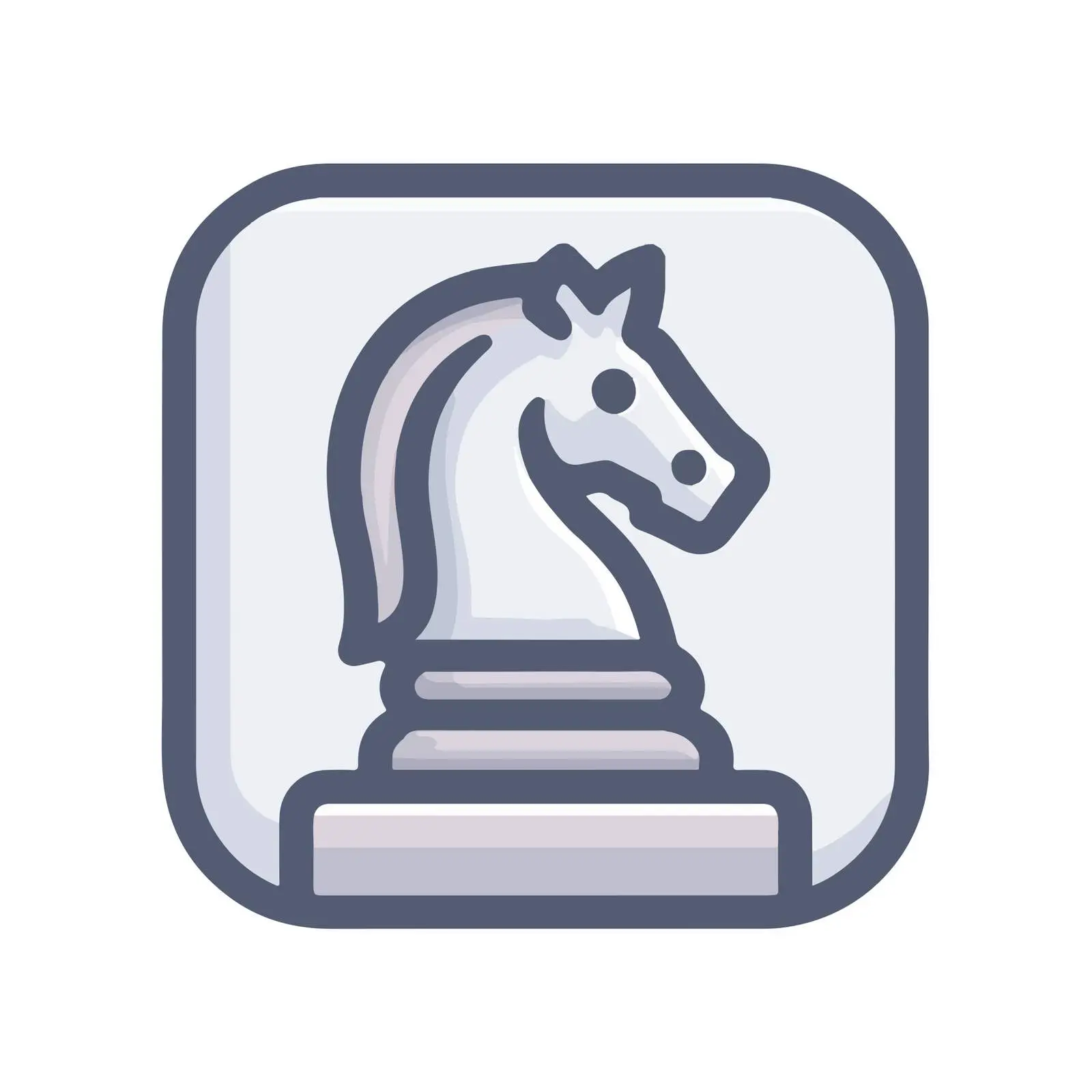 Chess Knight Strategy Icon — free download from Dotvec