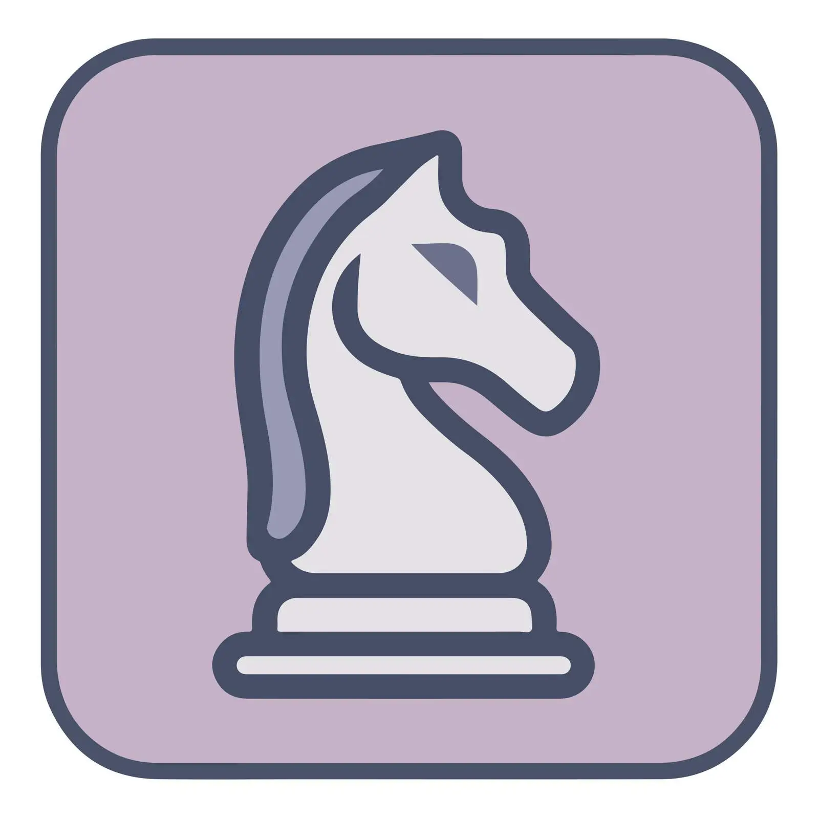 Chess Knight Strategy Icon — free download from Dotvec