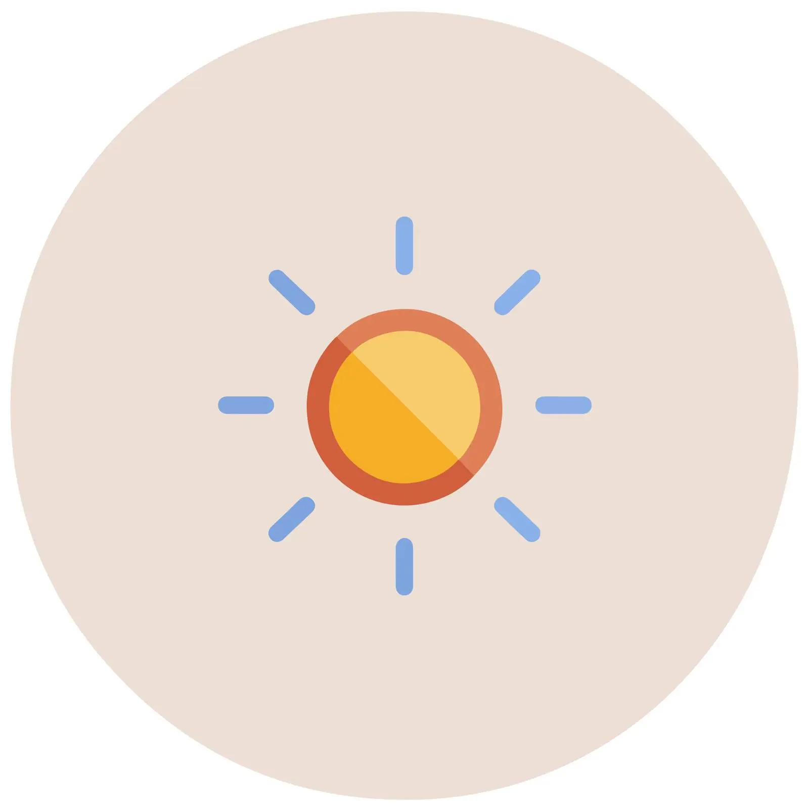 Sun Icon Design — free download from Dotvec
