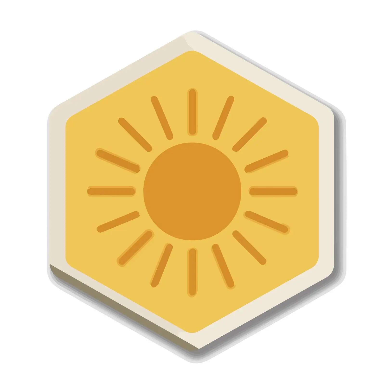 Flat Sun Icon — free download from Dotvec