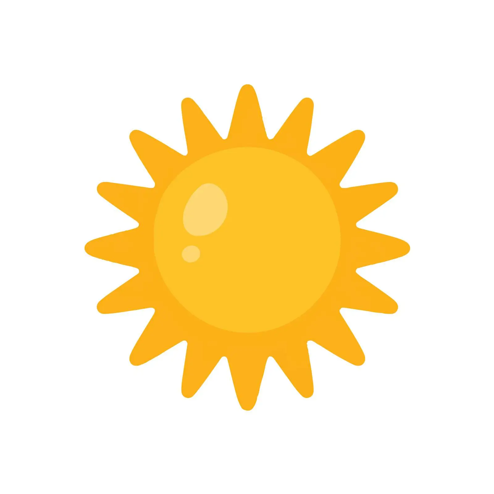 Sun Icon High Contrast Design — free download from Dotvec
