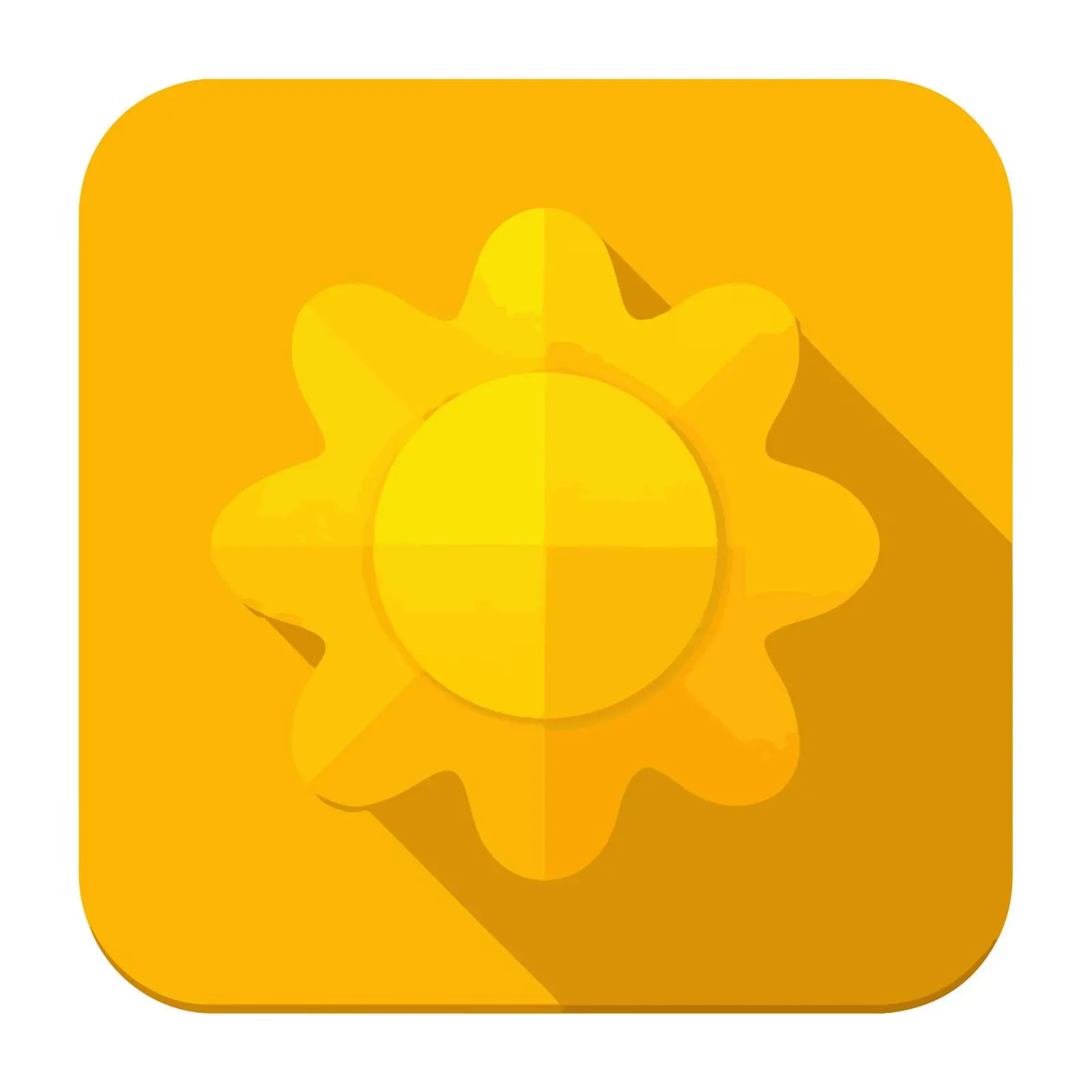 Flat Sun Icon Minimal Design — free download from Dotvec