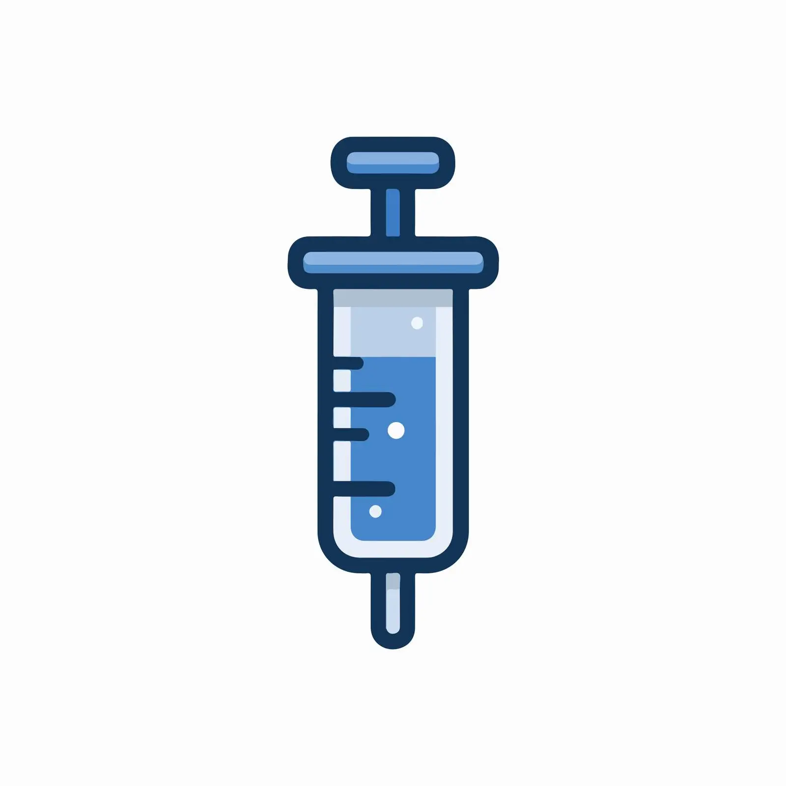 Medical Syringe Flat Icon — free download from Dotvec