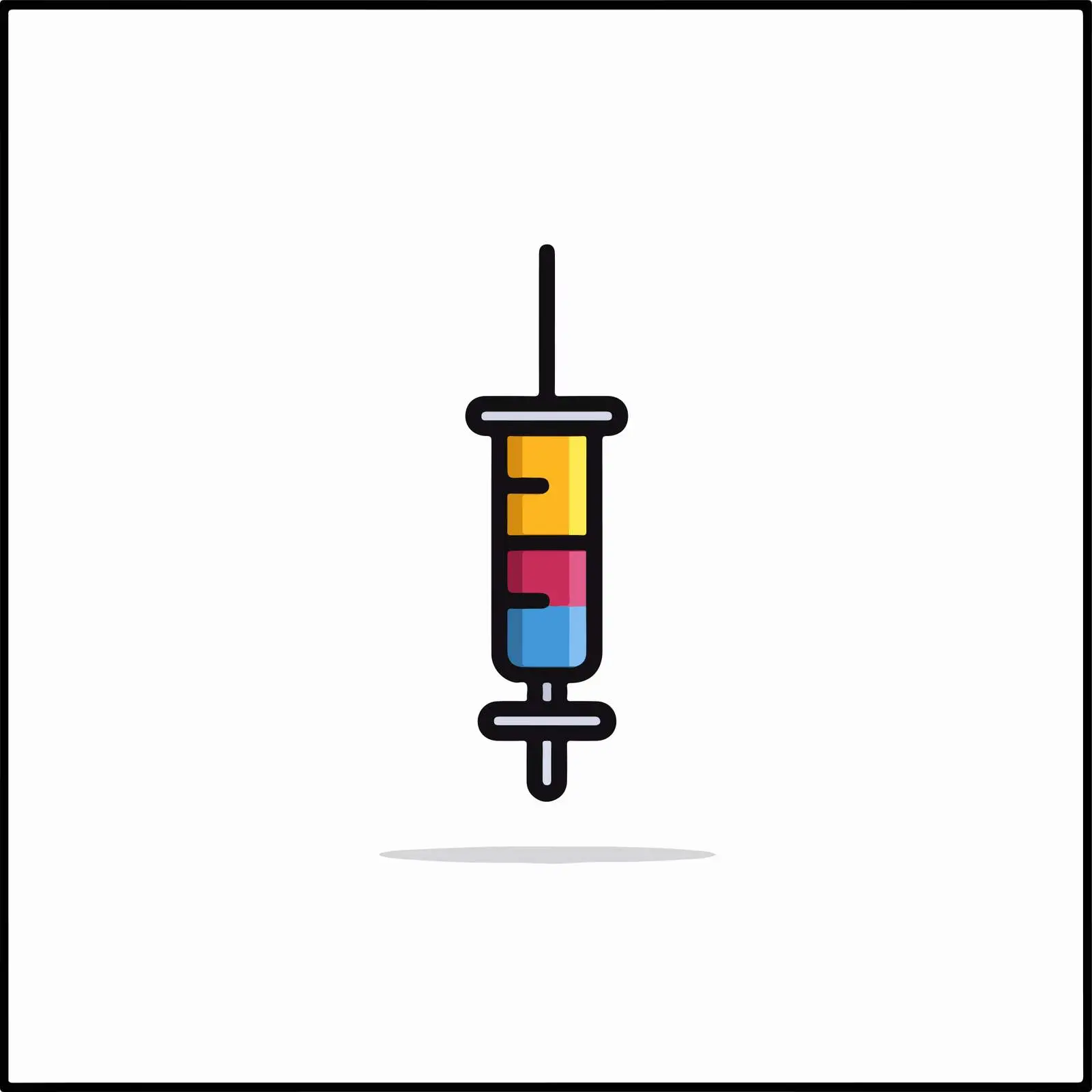 Medical Syringe Icon — free download from Dotvec