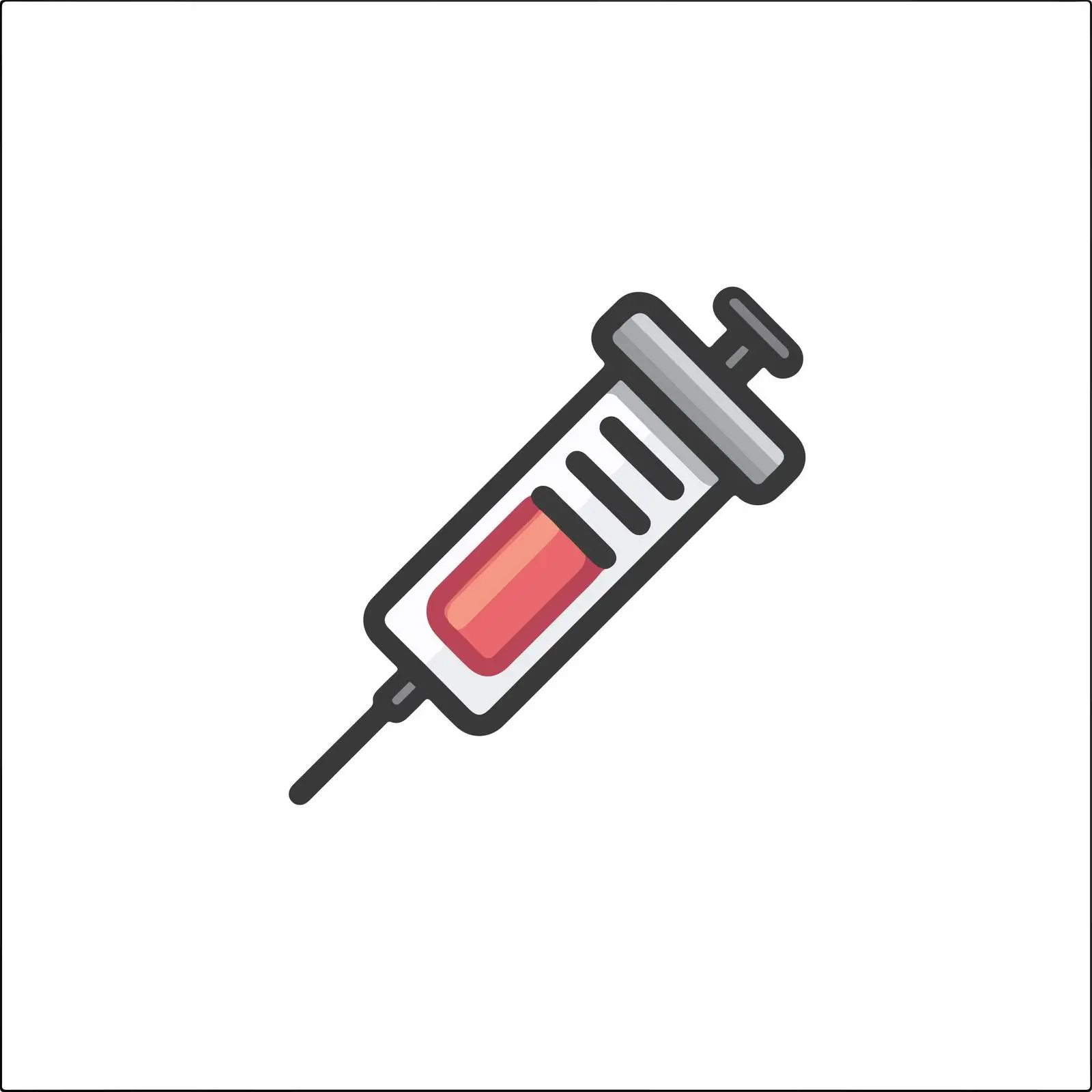 Medical Syringe Icon Design — free download from Dotvec