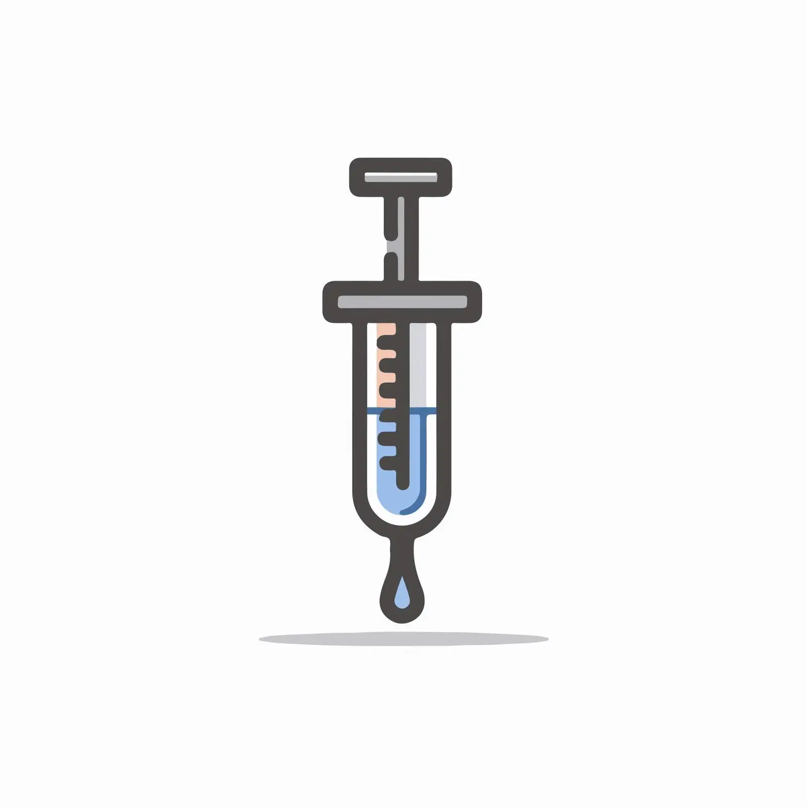 Medical Syringe Icon Design — free download from Dotvec
