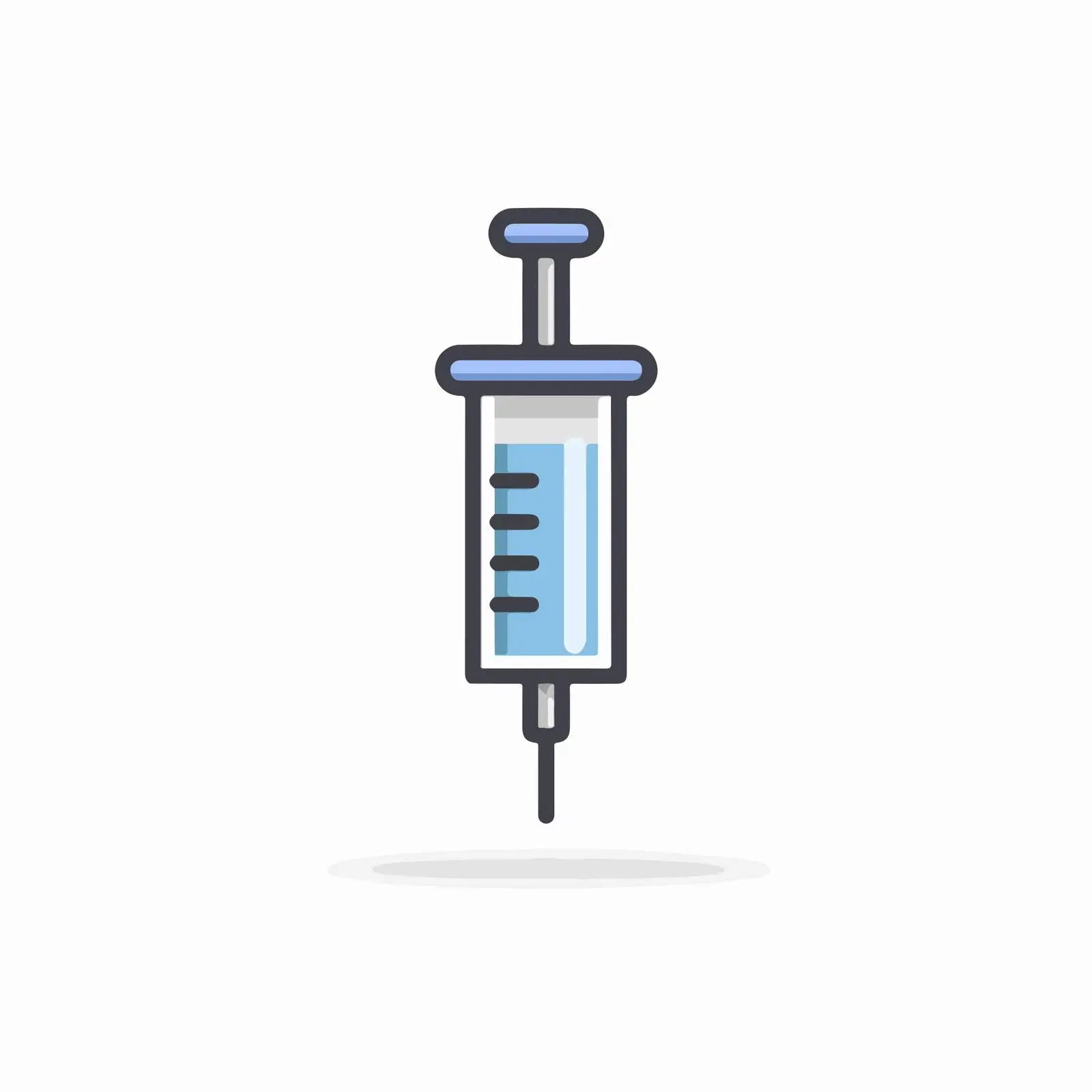Medical syringe icon — free download from Dotvec