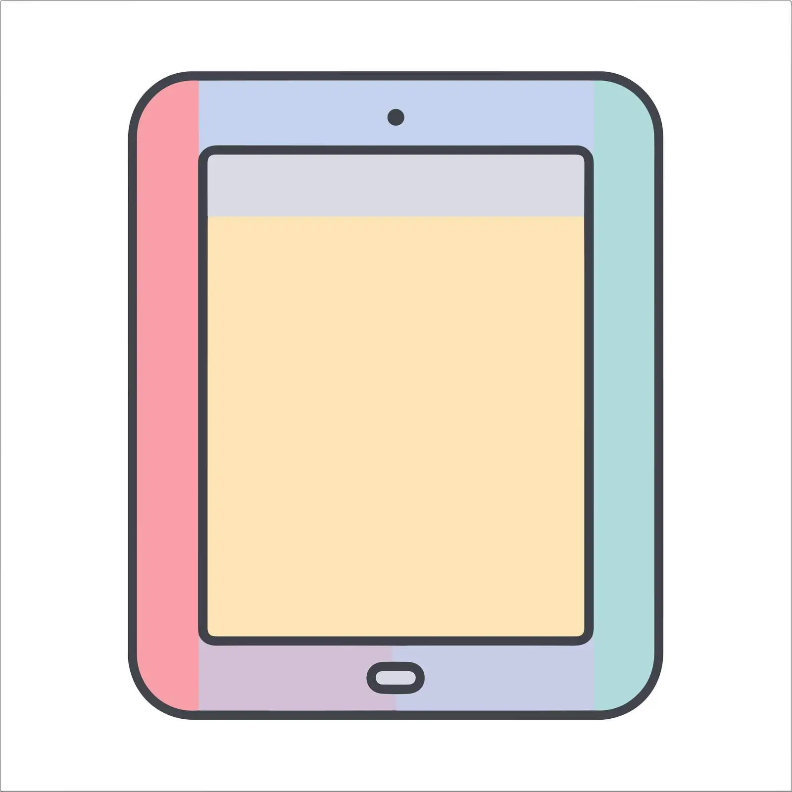 Tablet Flat Vector Icon — free download from Dotvec