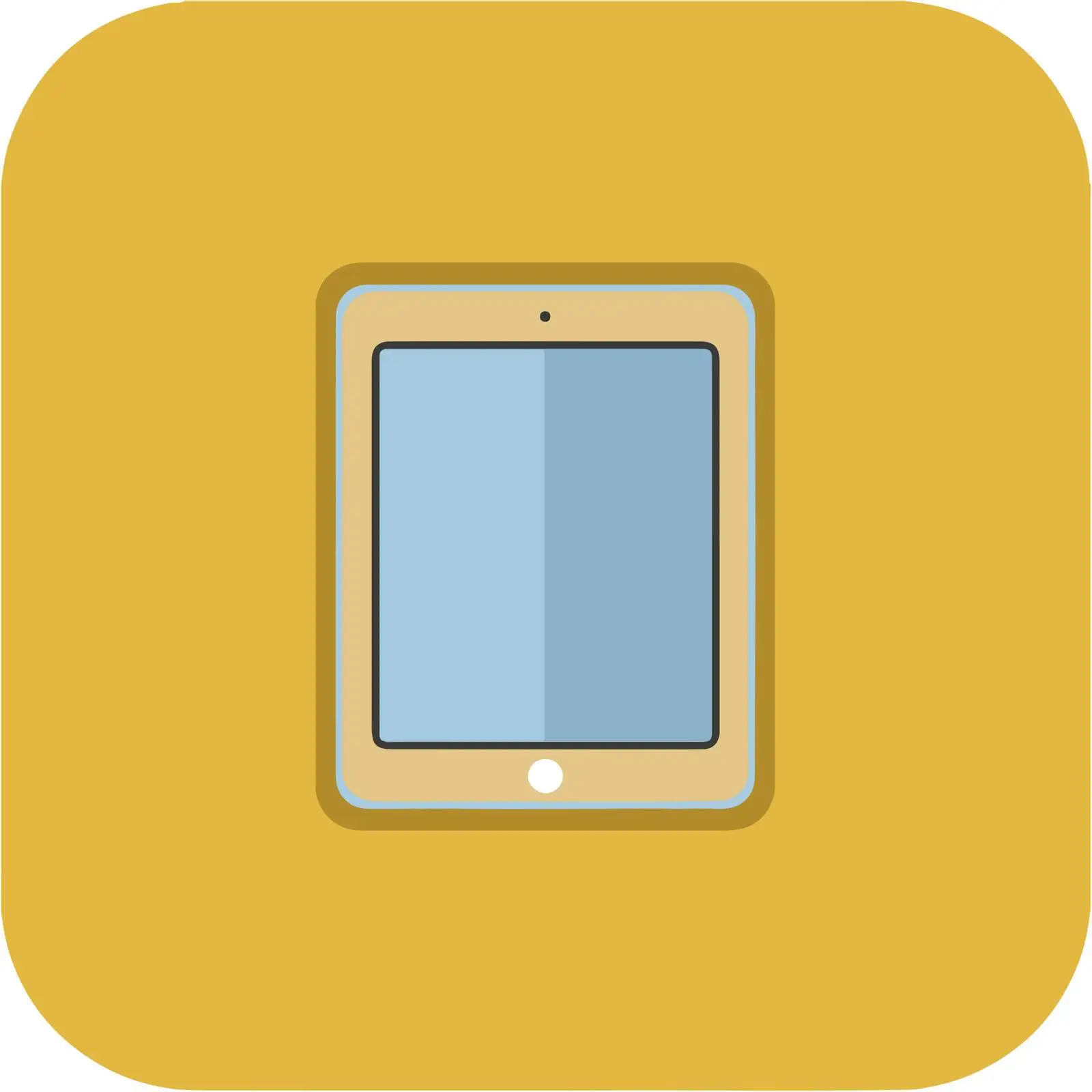 Minimalist Tablet Icon Design — free download from Dotvec