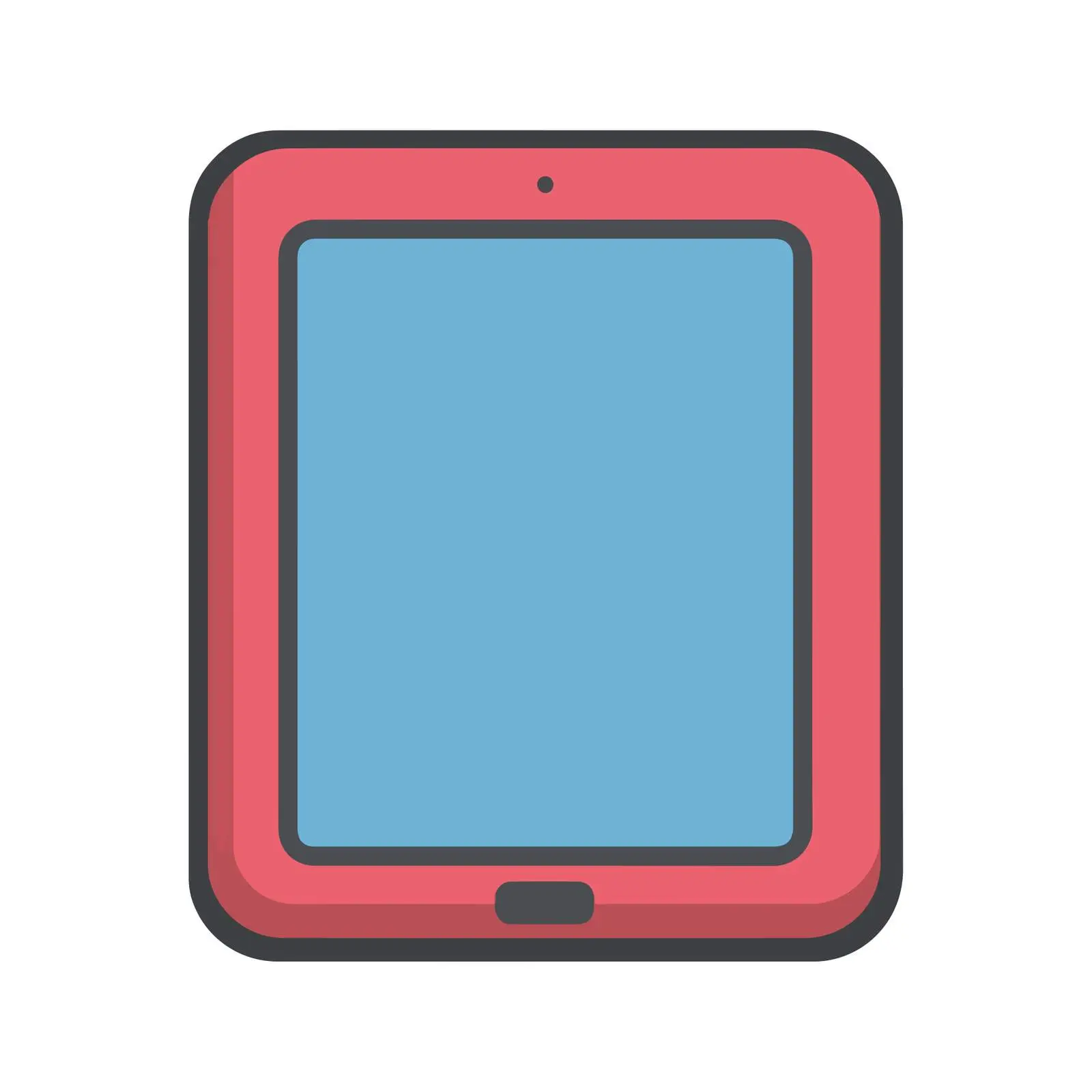 Minimalist Tablet Icon — free download from Dotvec