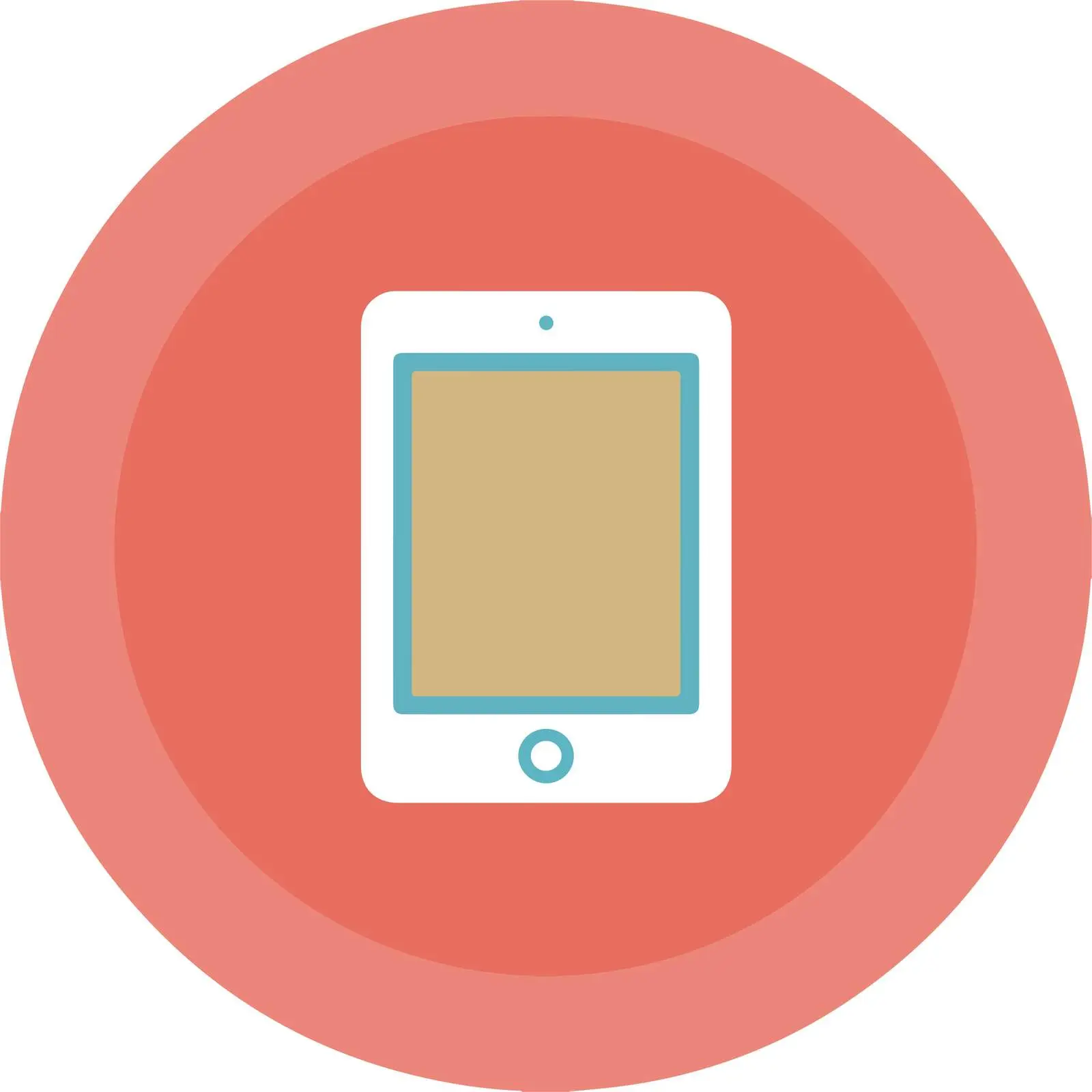 Tablet Pictogram Flat Design Icon — free download from Dotvec