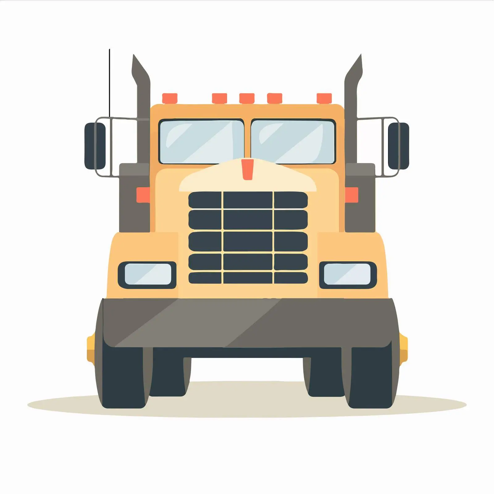 Truck Flat Vector Icon Design — free download from Dotvec
