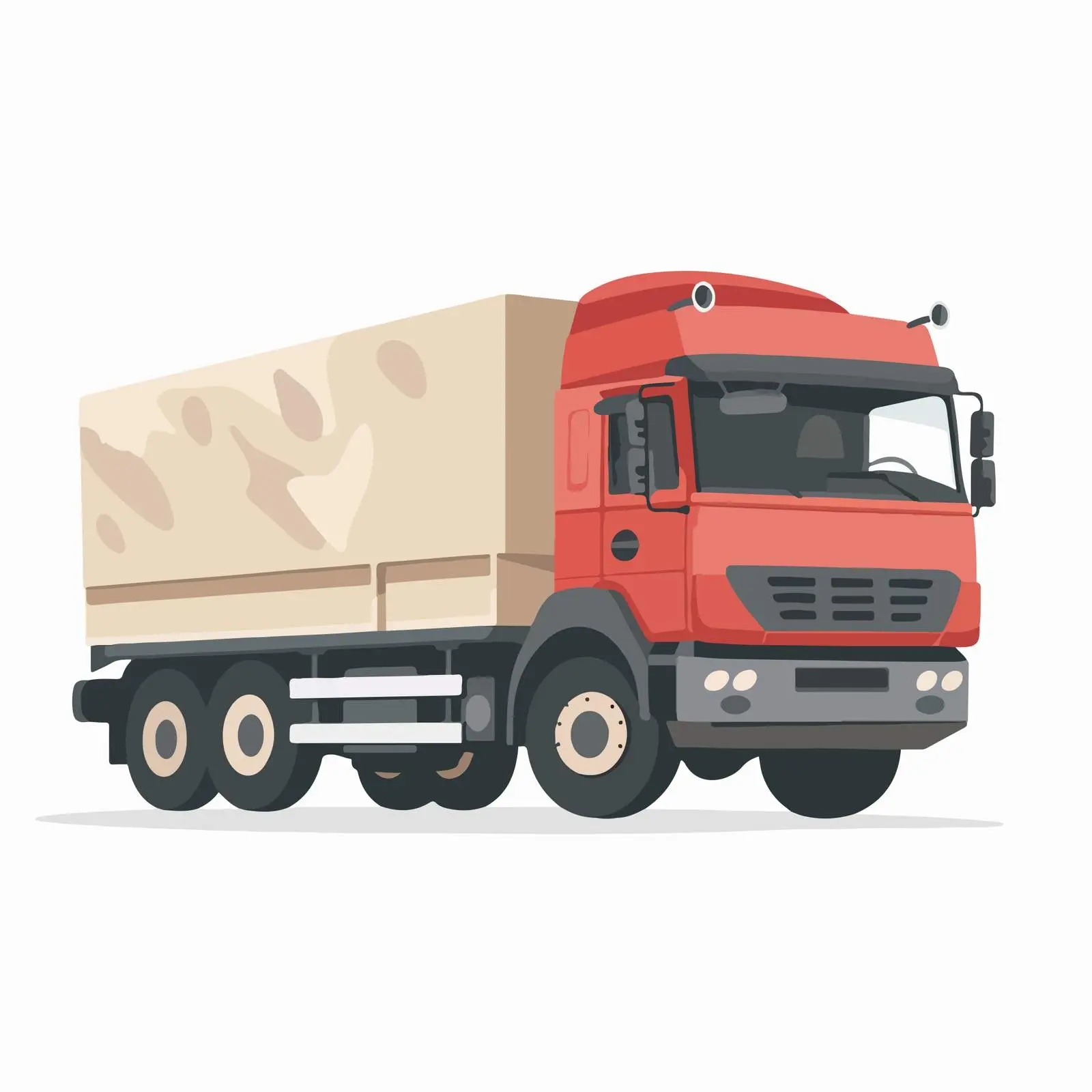 Truck Flat Vector Icon Design — free download from Dotvec
