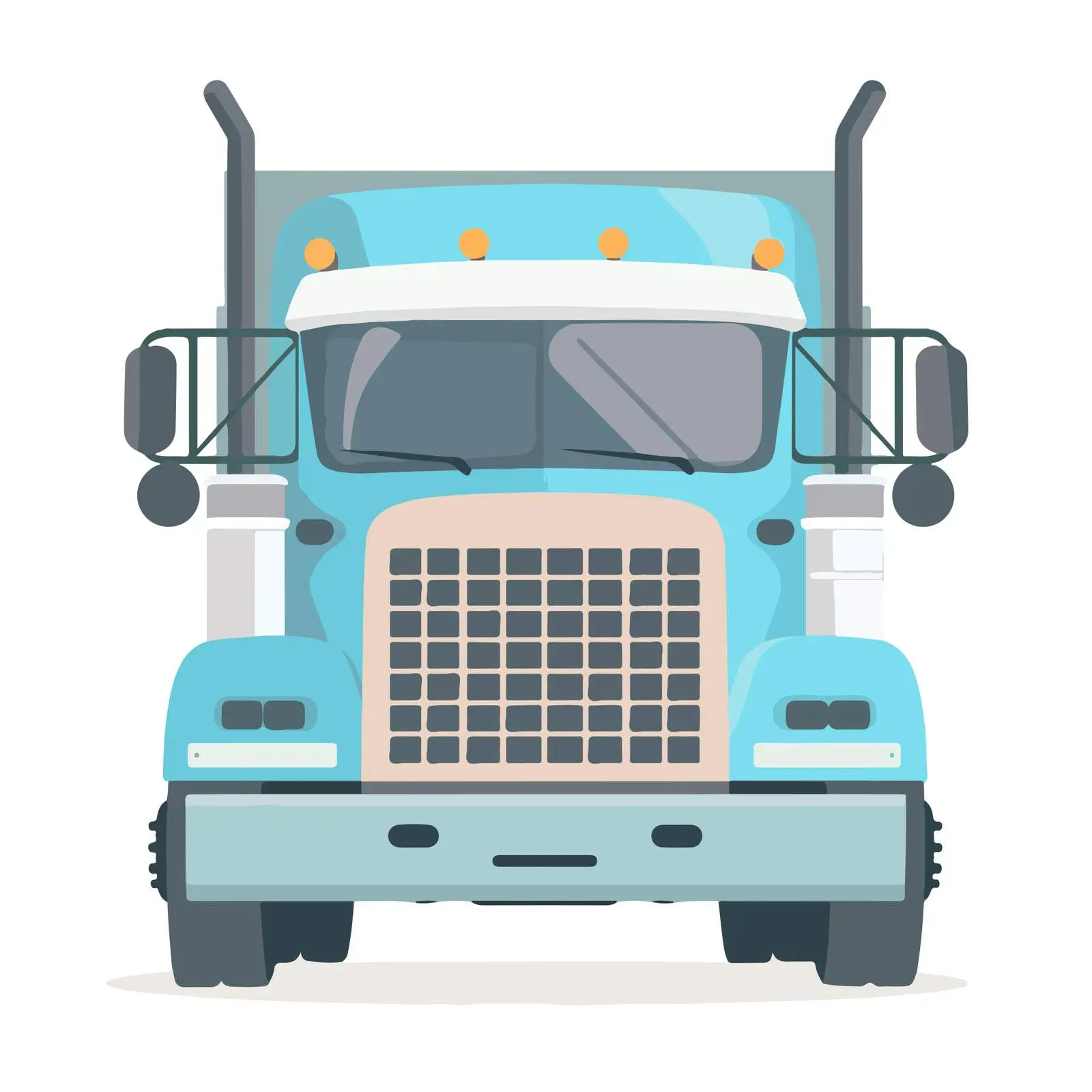 Minimalist Truck Icon Design — free download from Dotvec