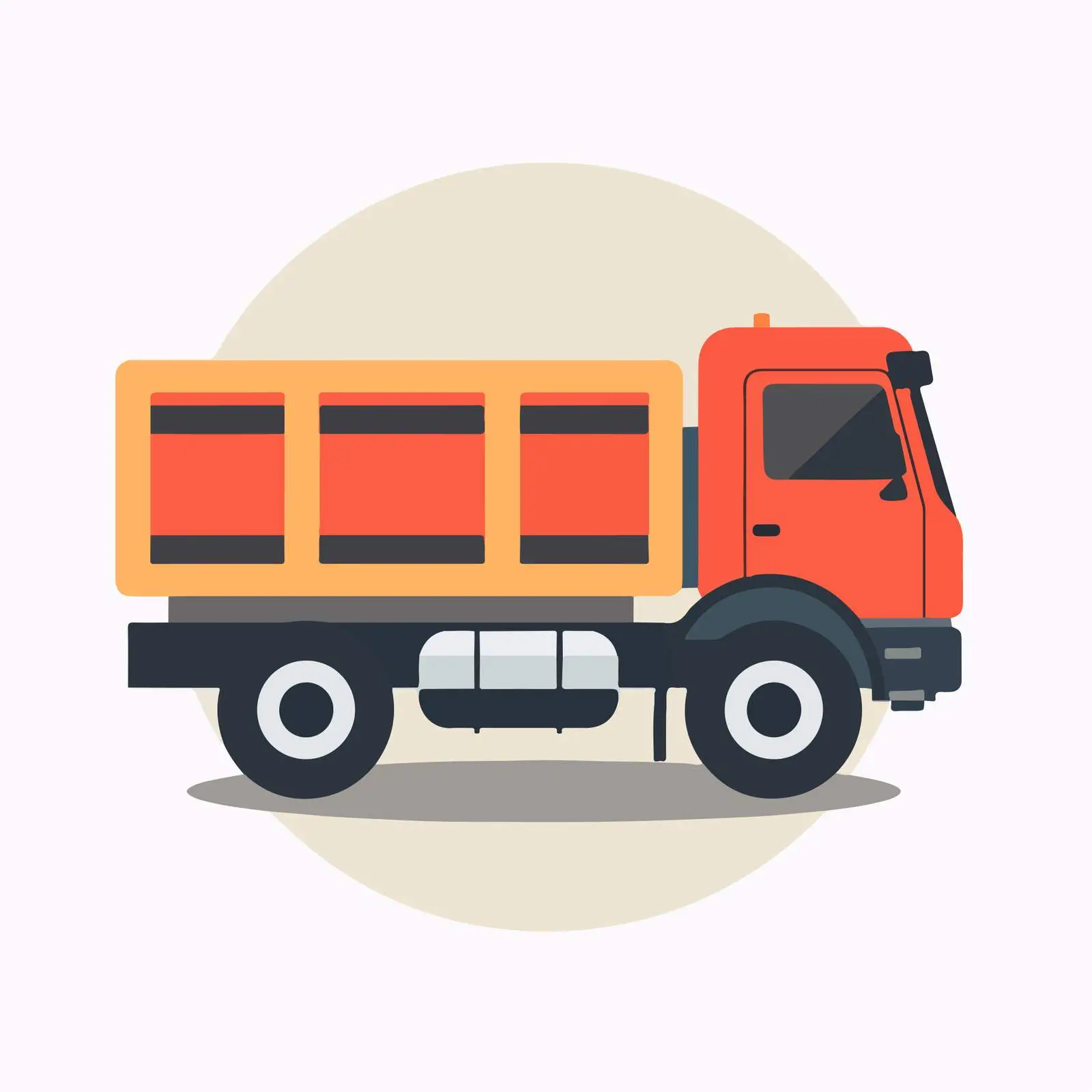 Minimalist Truck Icon — free download from Dotvec
