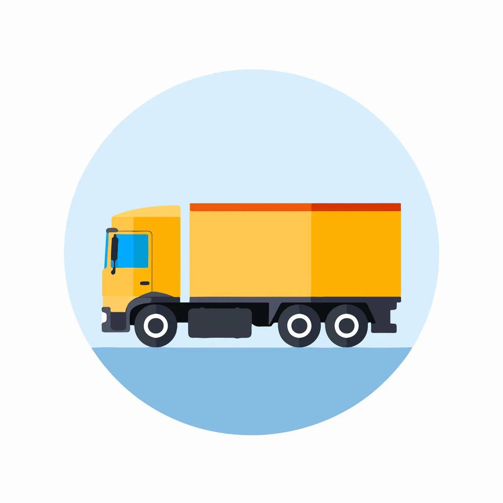 Minimalist Truck Icon — free download from Dotvec