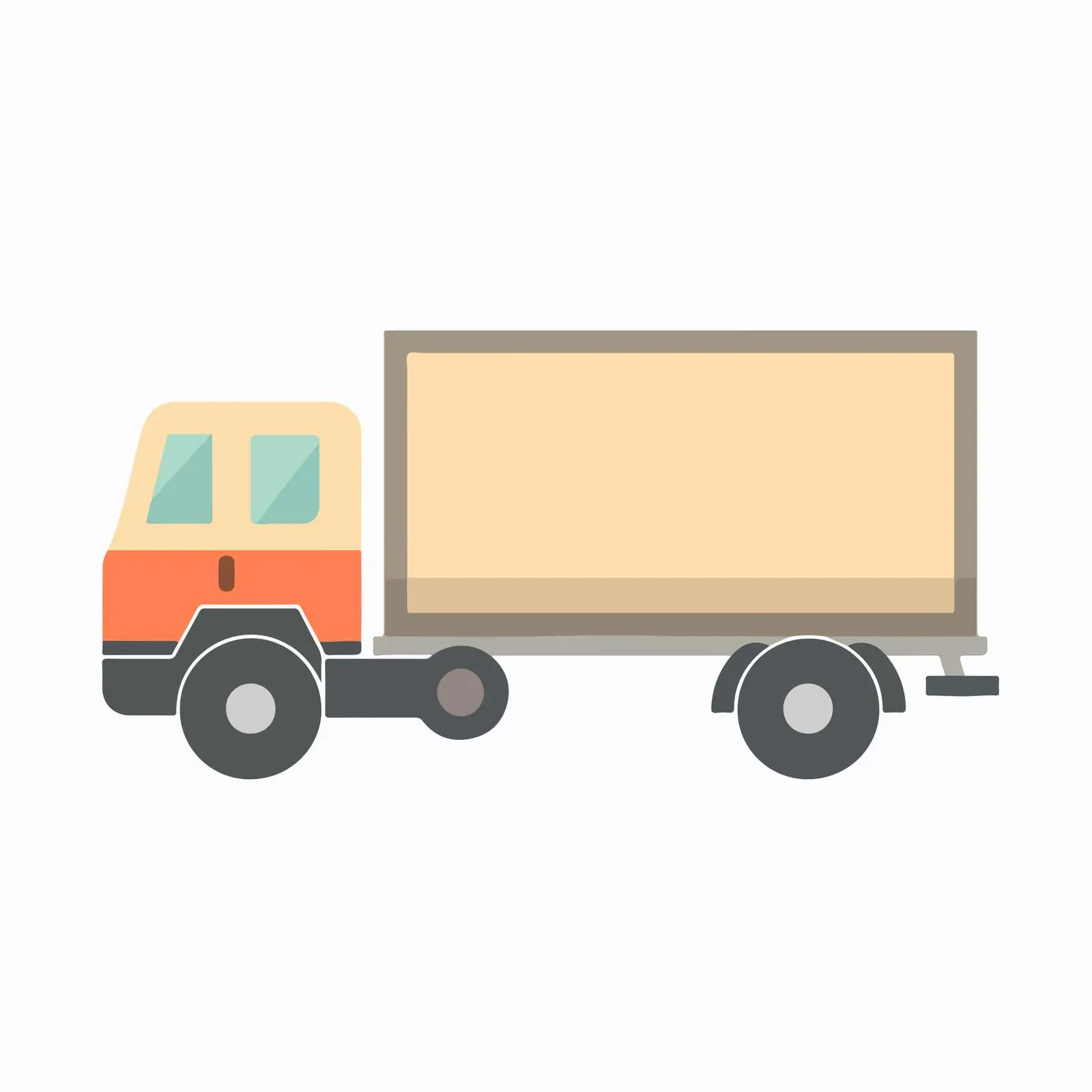 Minimalist Truck Icon — free download from Dotvec