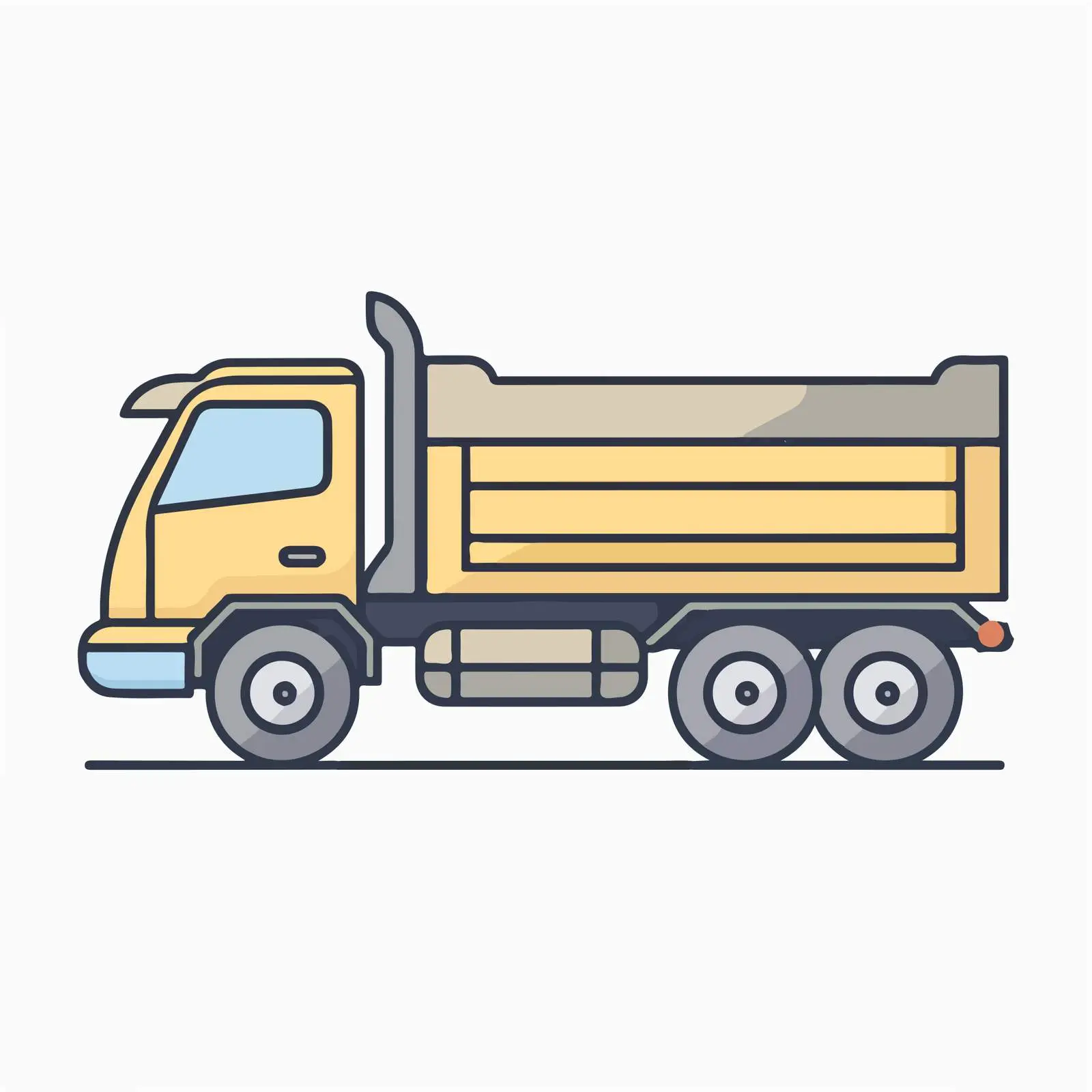 Minimalist Truck Icon Design — free download from Dotvec