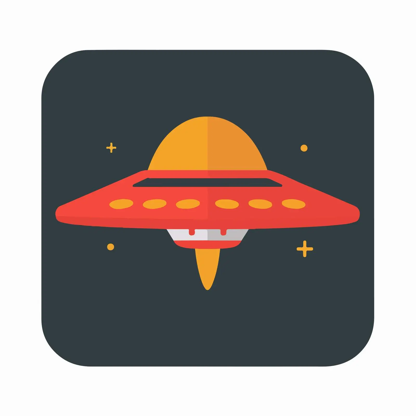 UFO Icon Design — free download from Dotvec