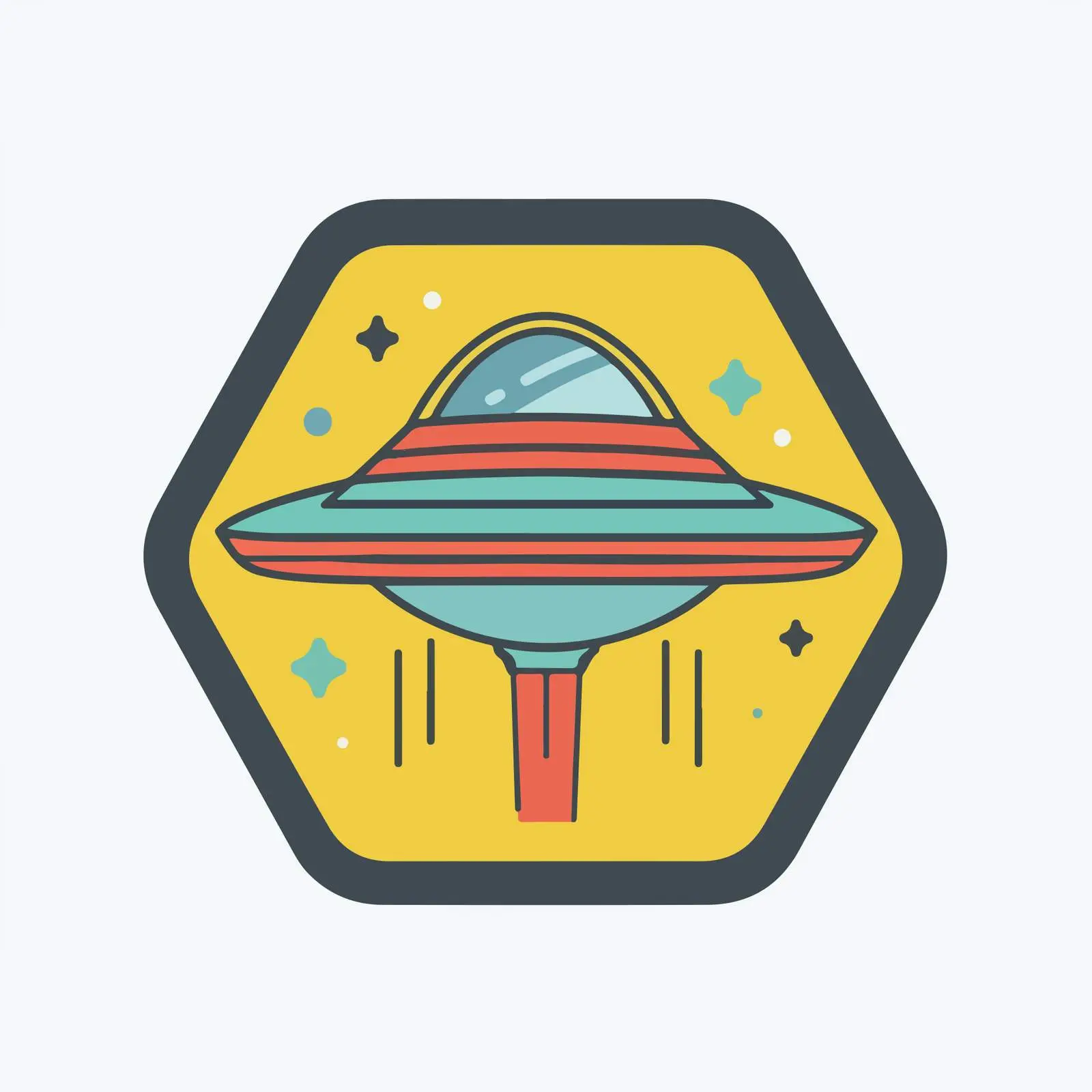 UFO Icon Design — free download from Dotvec
