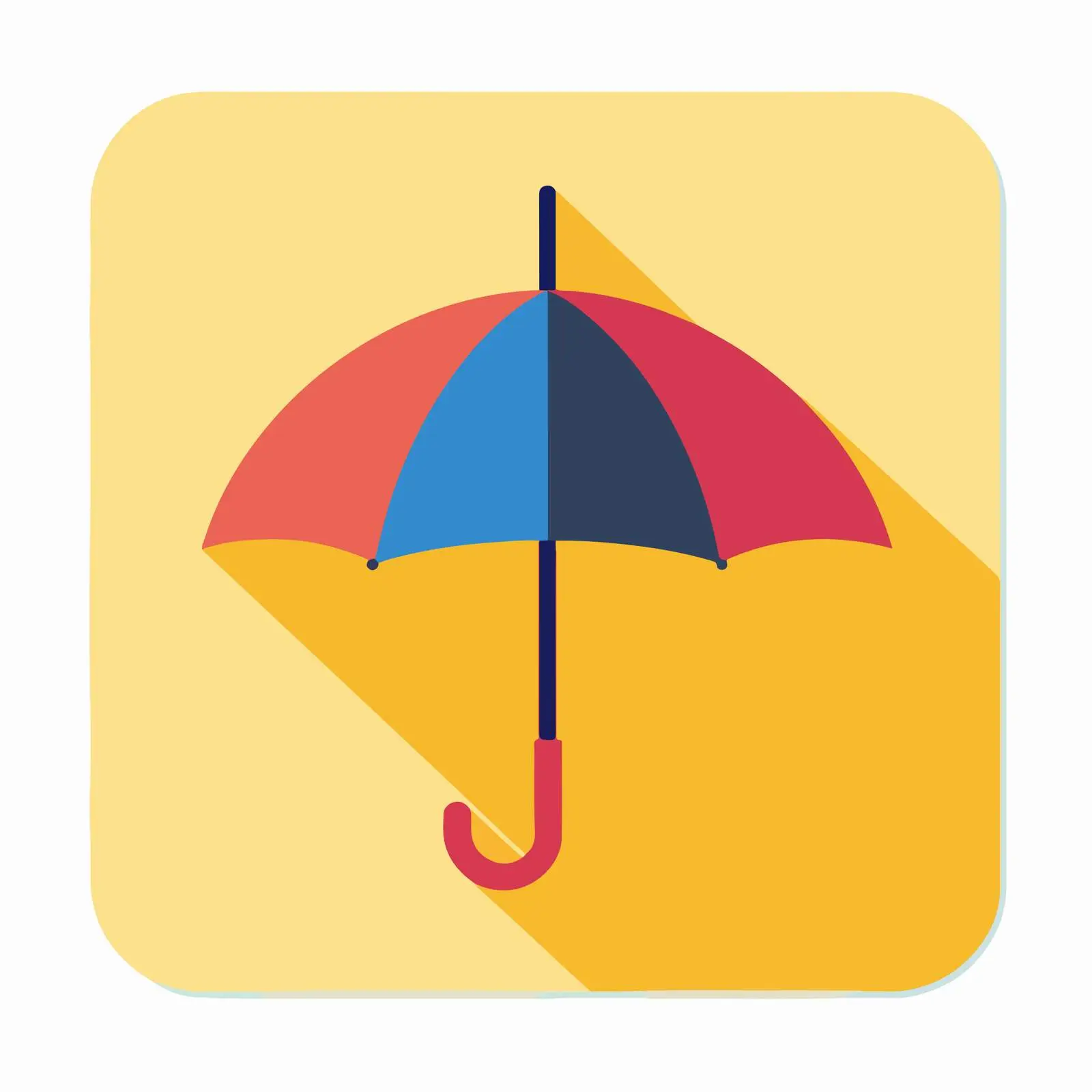 Clean UI Umbrella Icon Design — free download from Dotvec