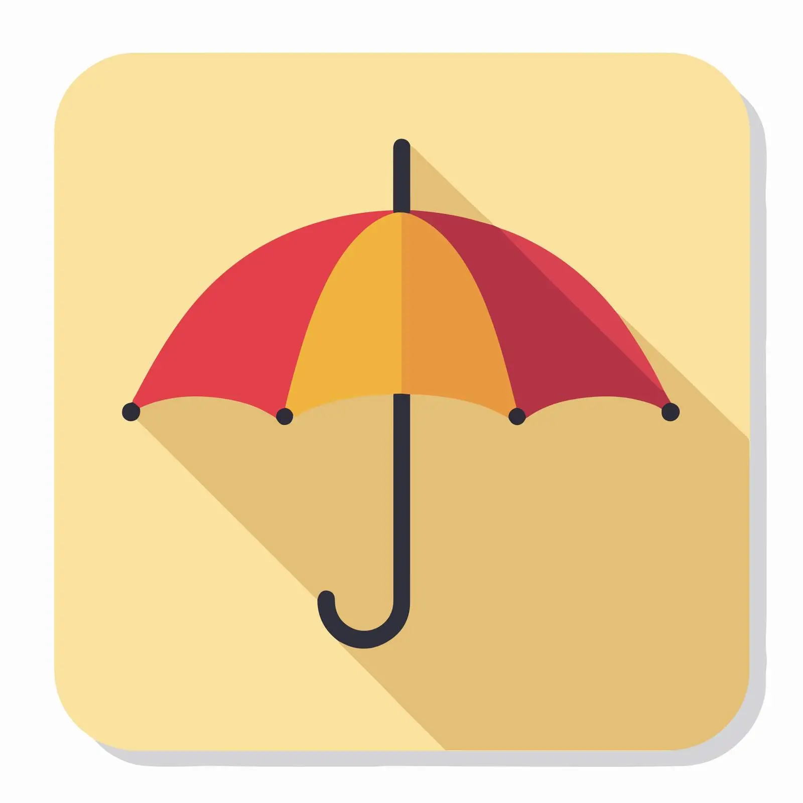 Minimal Umbrella Icon — free download from Dotvec