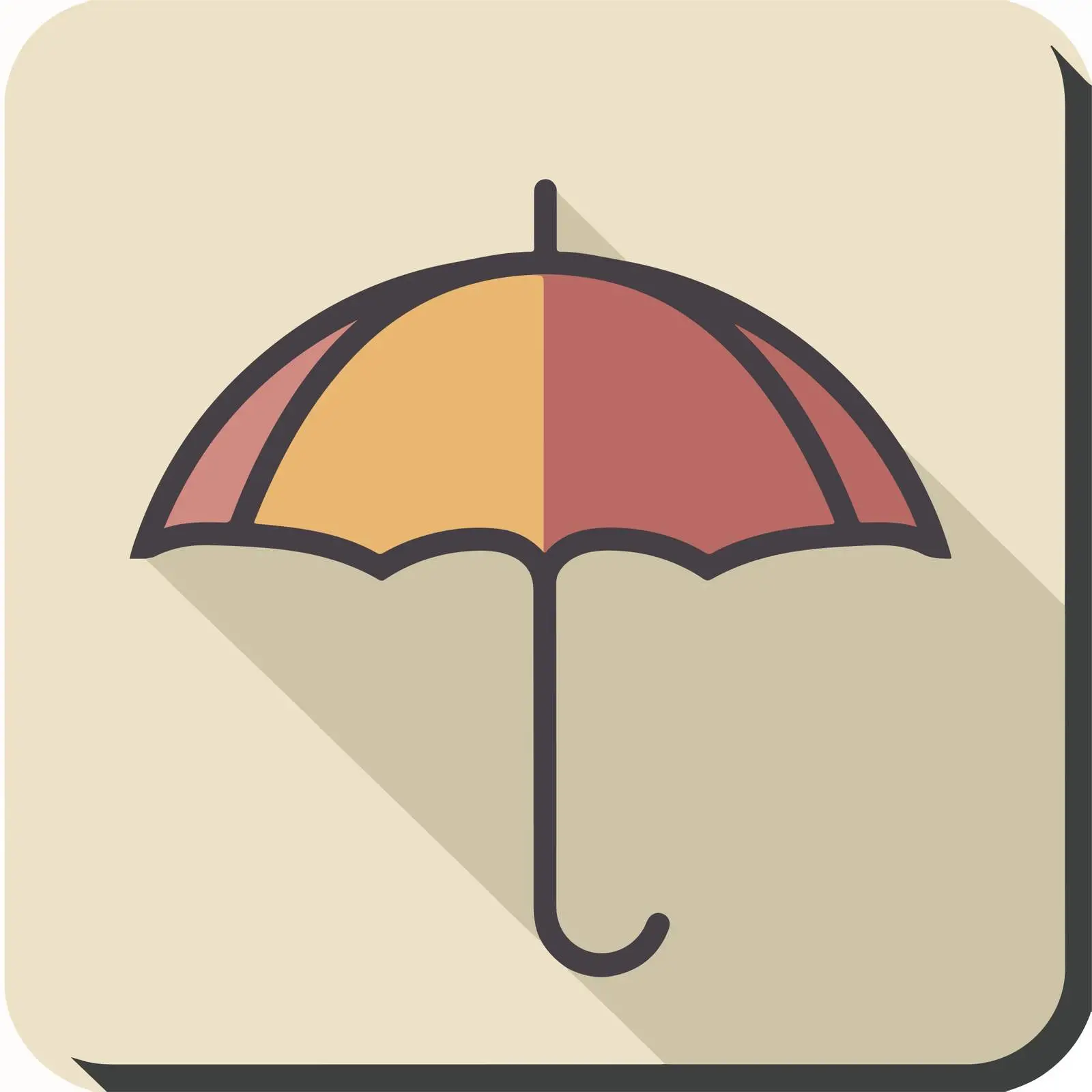Modern Umbrella Icon — free download from Dotvec
