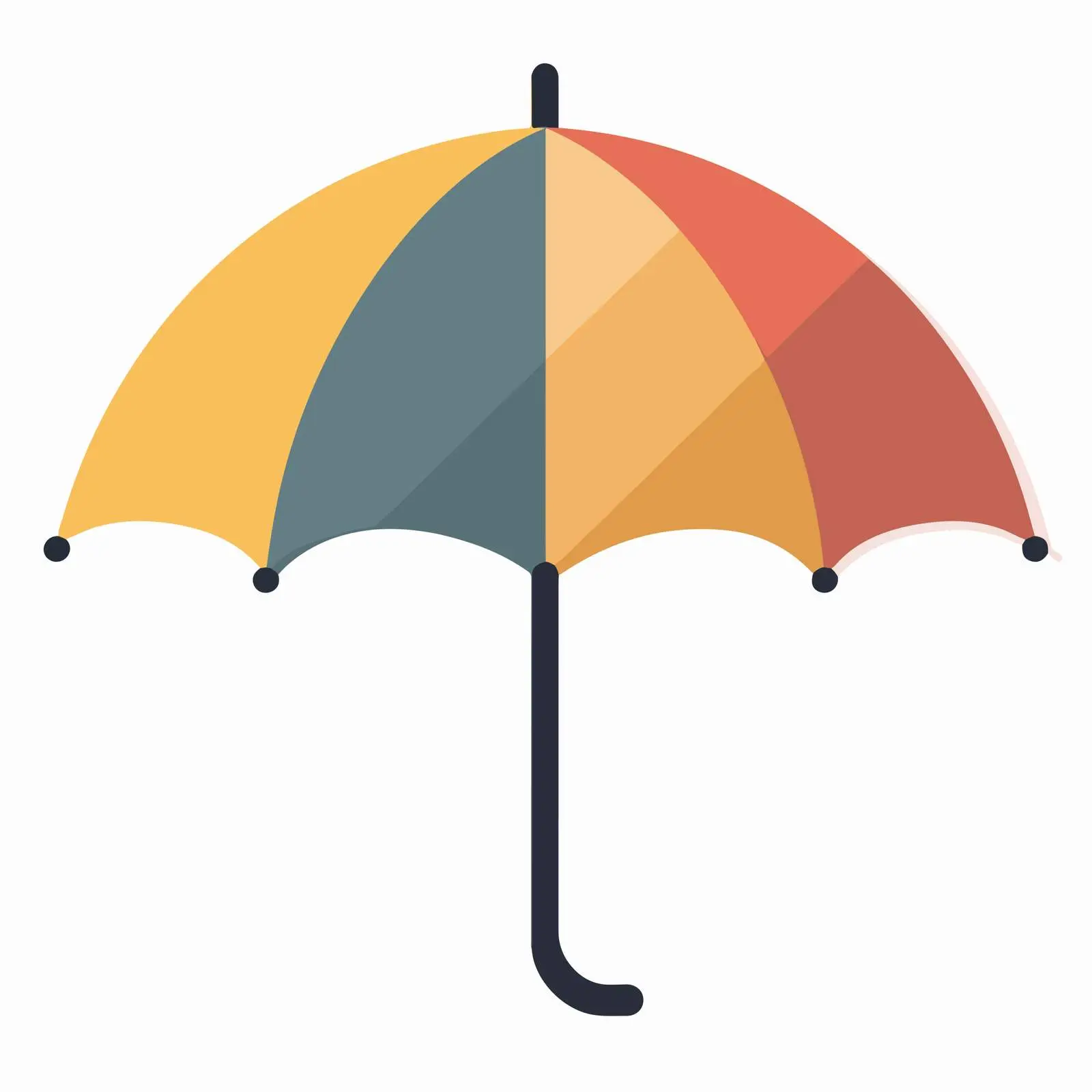 Umbrella Pictogram in Flat Design — free download from Dotvec