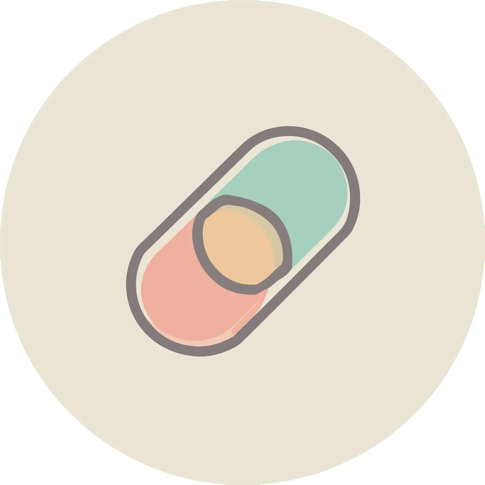 Abstract Flat Unlink Icon — free download from Dotvec