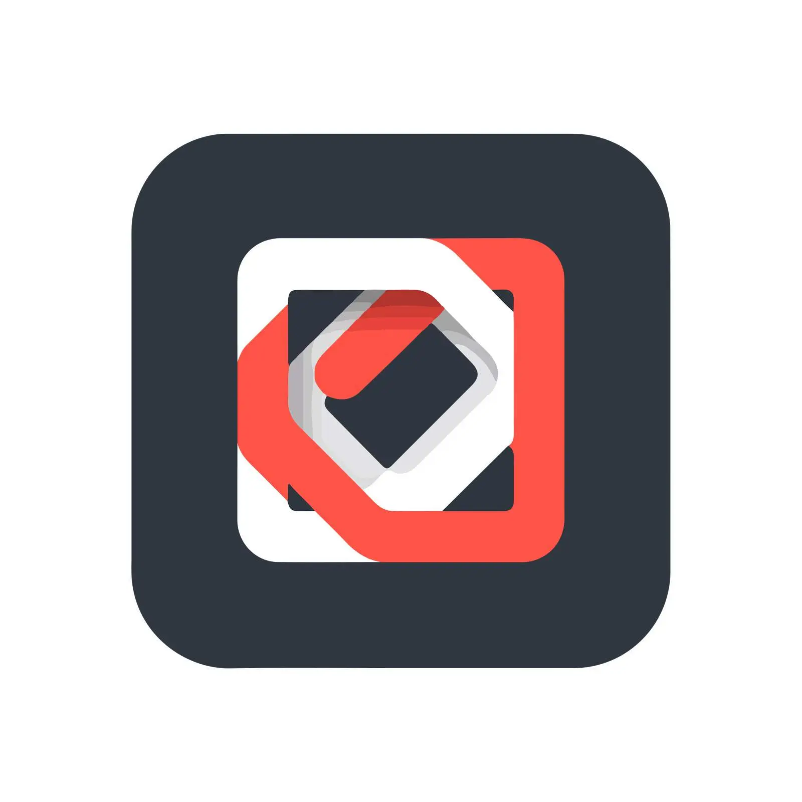 Simple Geometric Unlink Icon — free download from Dotvec