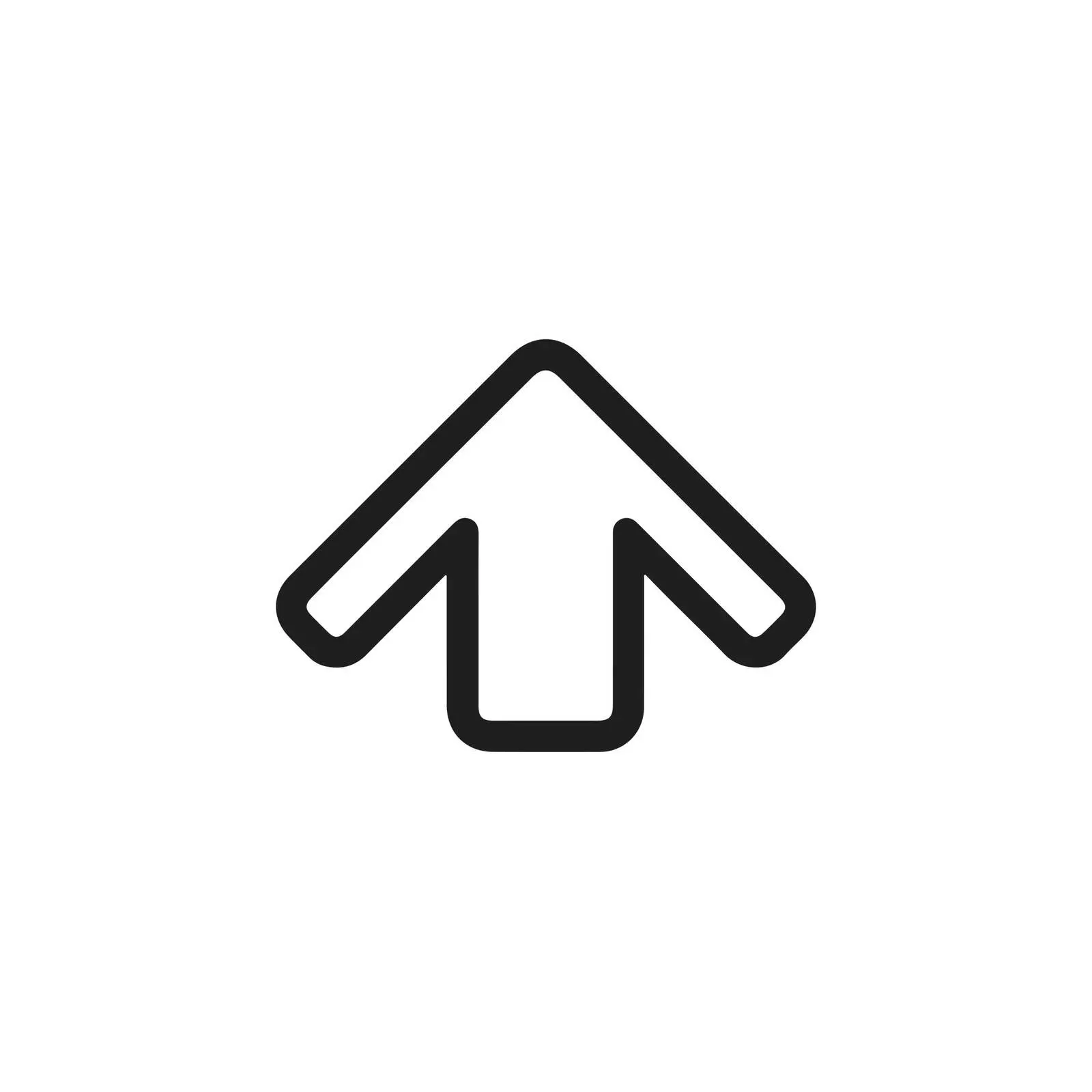 Upload Arrow Monoline Icon — free download from Dotvec