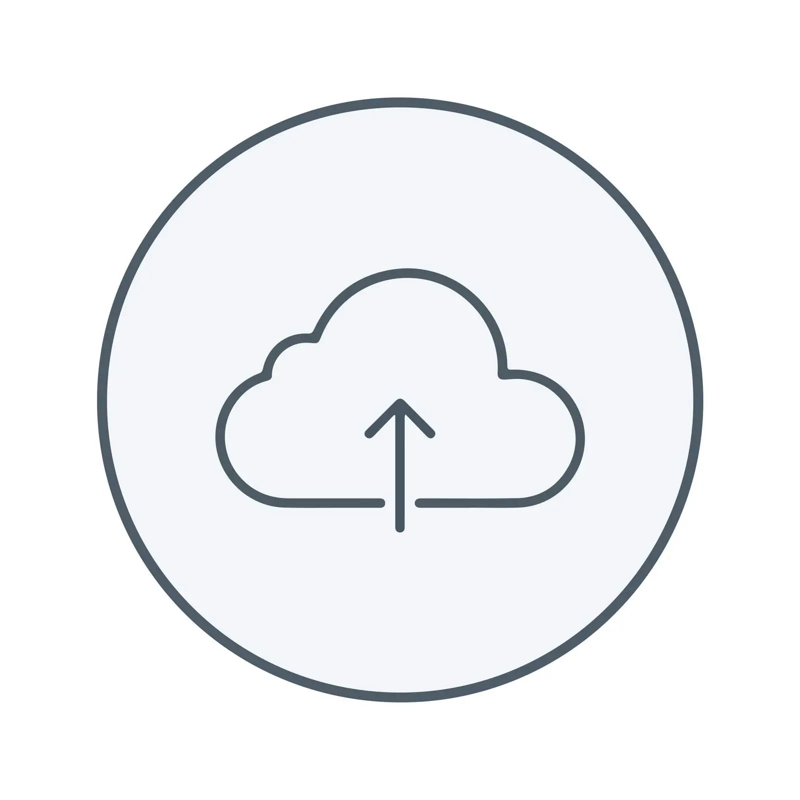 Cloud Upload Icon Design — free download from Dotvec