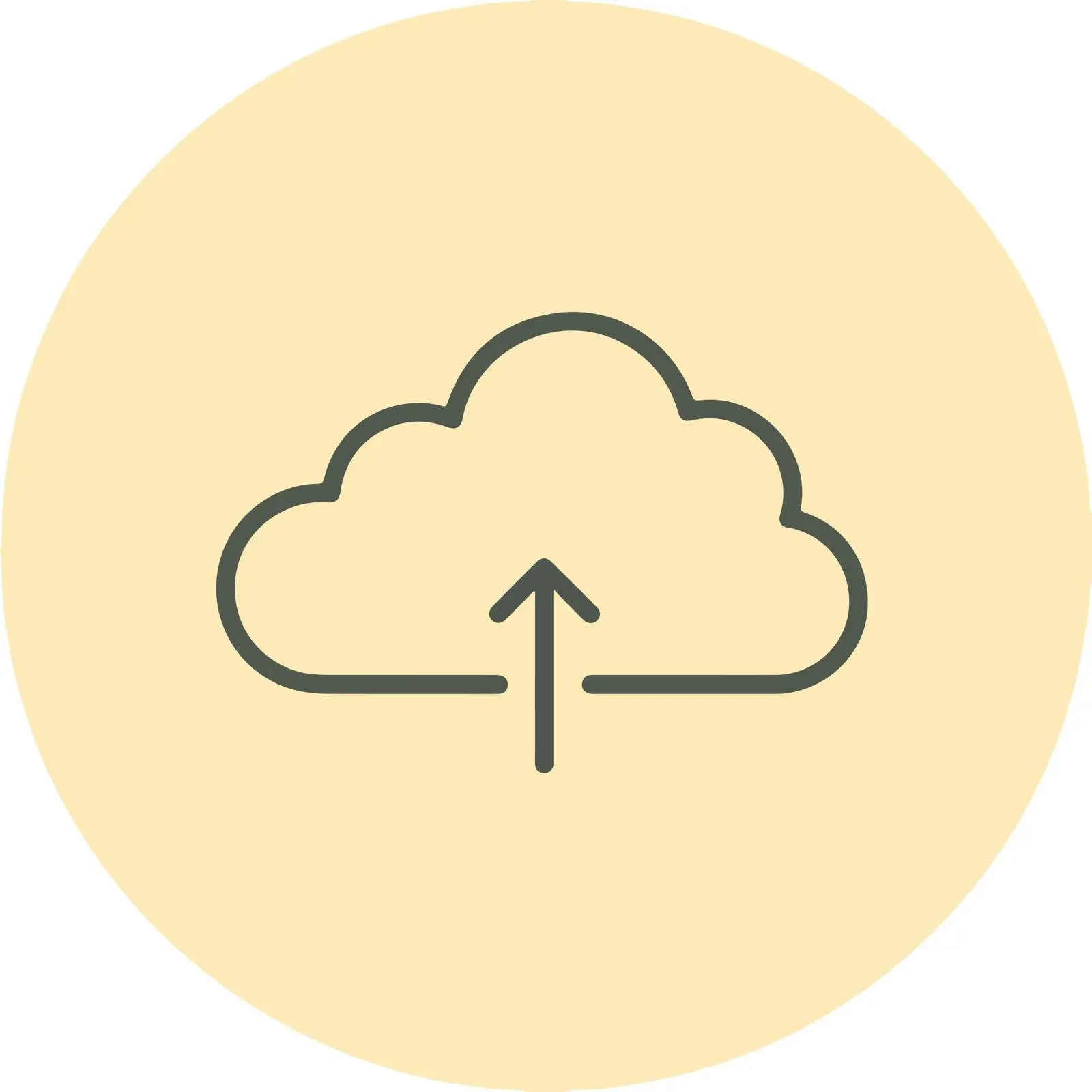 Cloud Upload Icon Design — free download from Dotvec