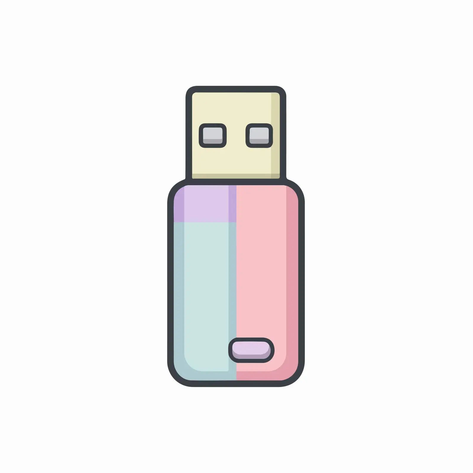USB Drive Icon Flat Design — free download from Dotvec