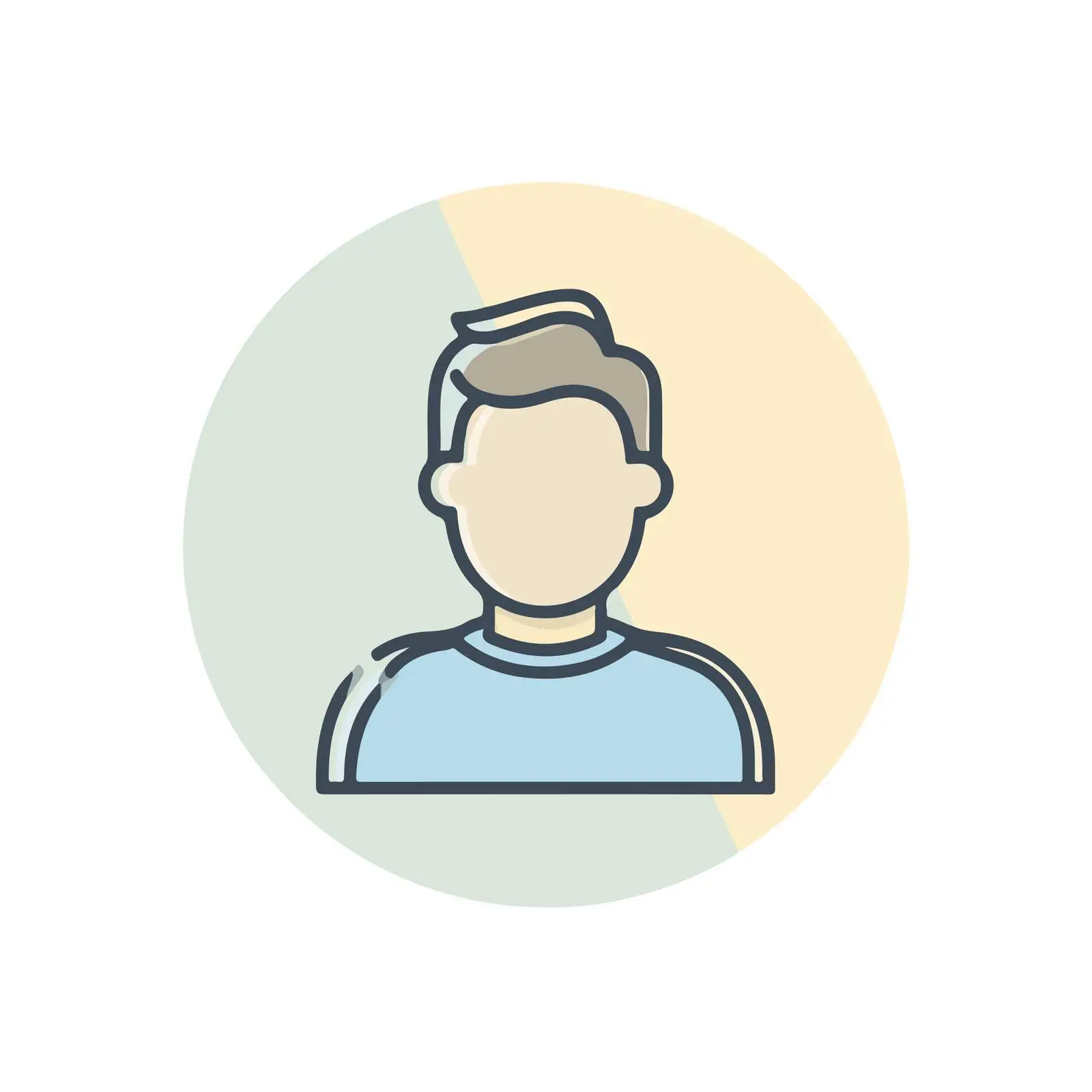 Minimal User Profile Icon Design — free download from Dotvec