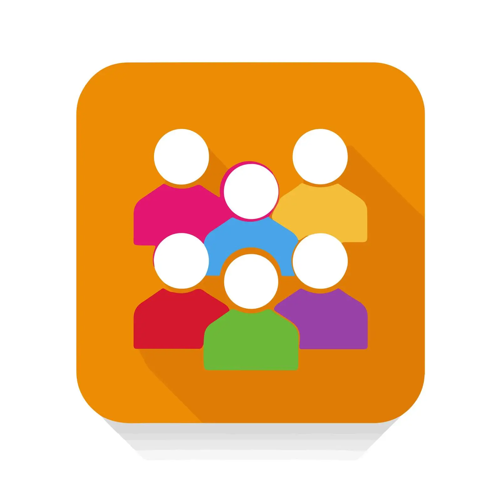 User Group Flat Icon — free download from Dotvec