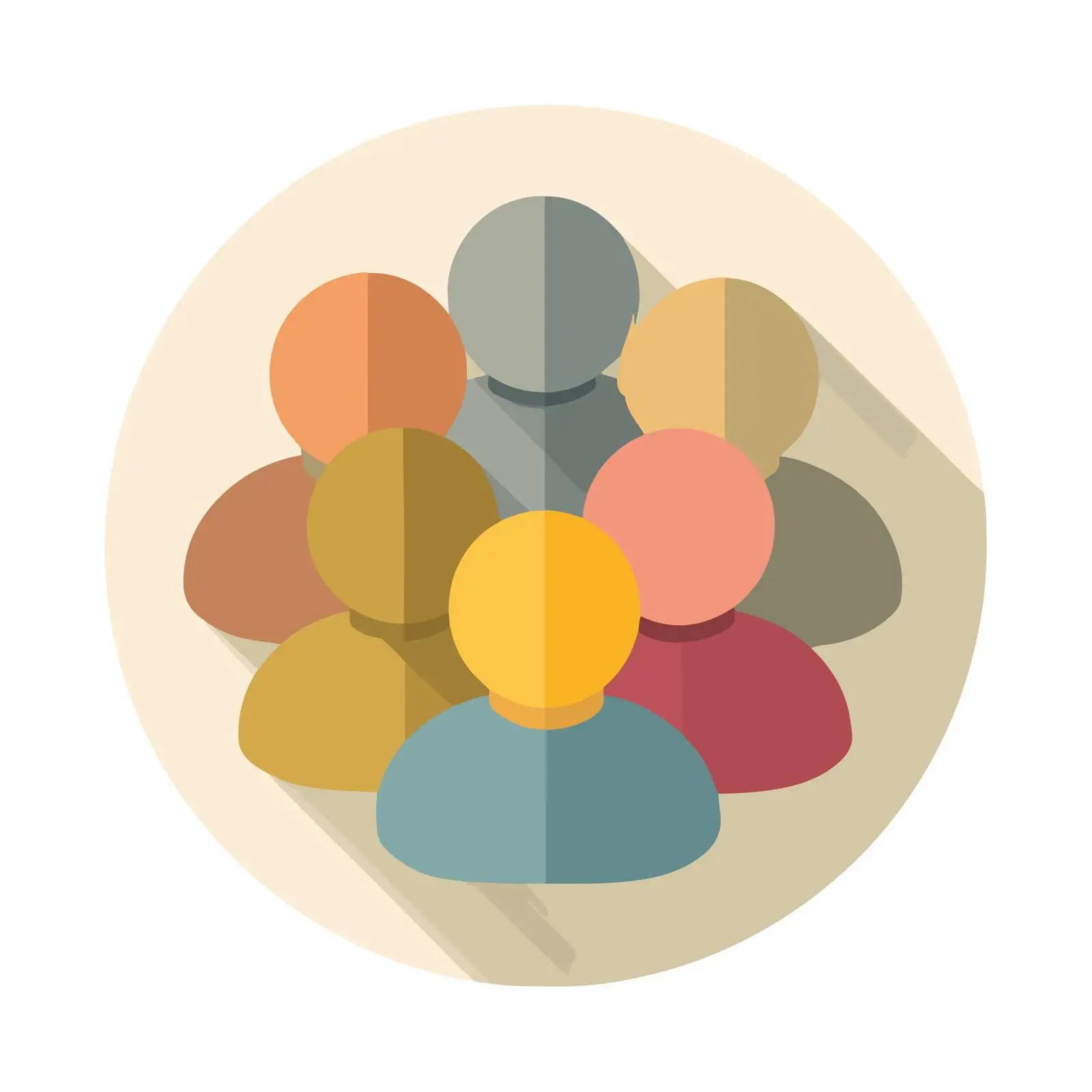 Minimalist Users Group Icon — free download from Dotvec