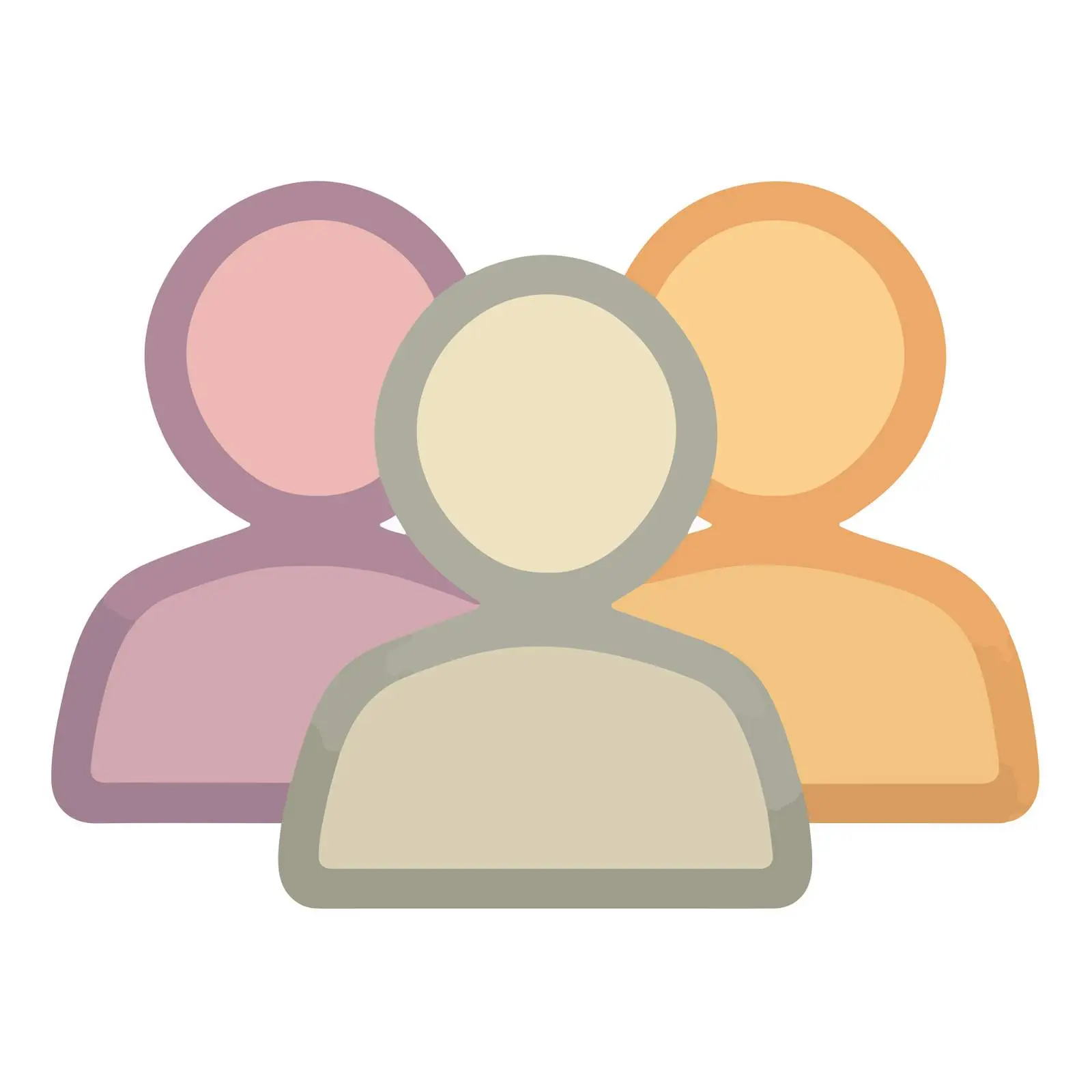 Group Users Icon in Flat Design — free download from Dotvec