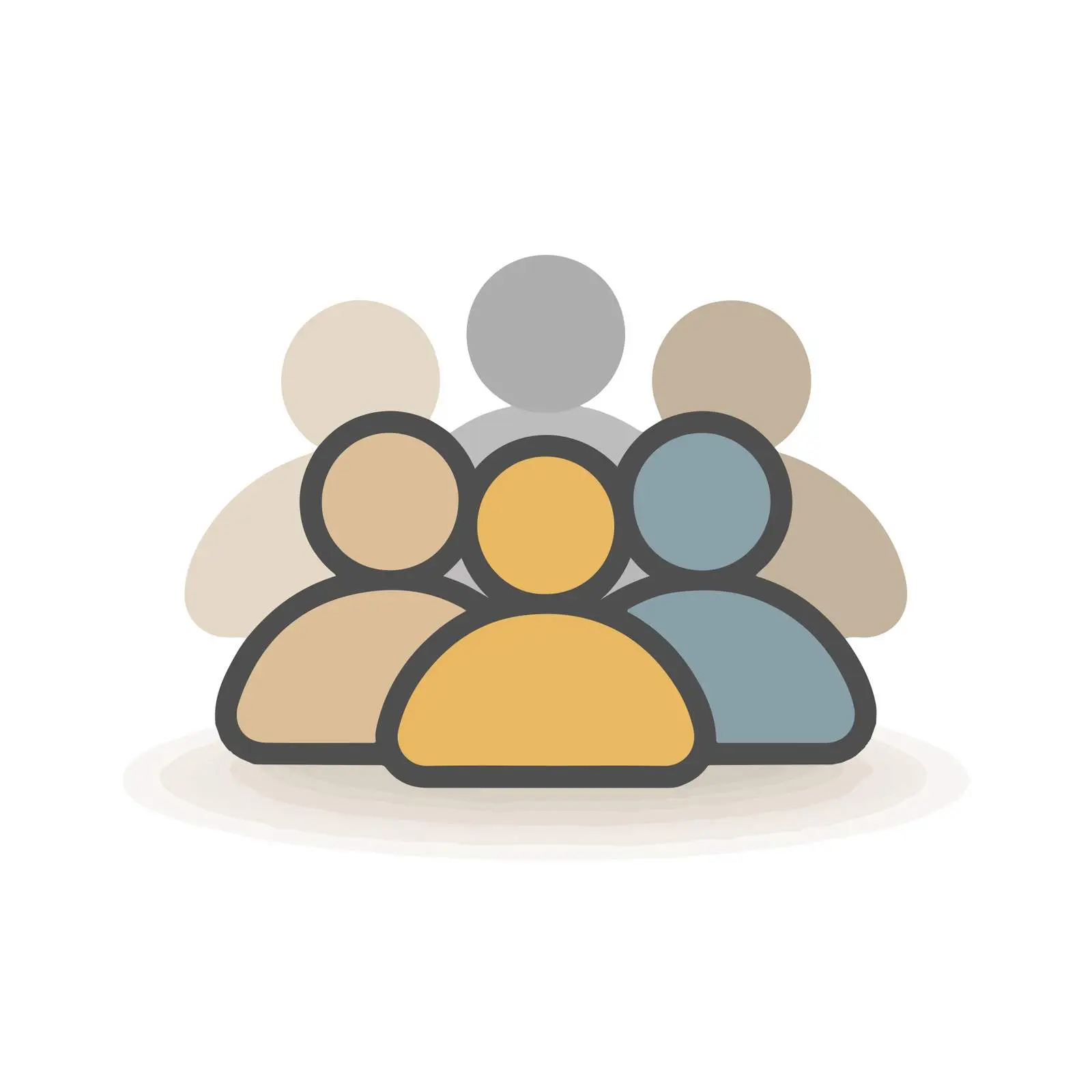 Minimal Users Group Icon — free download from Dotvec